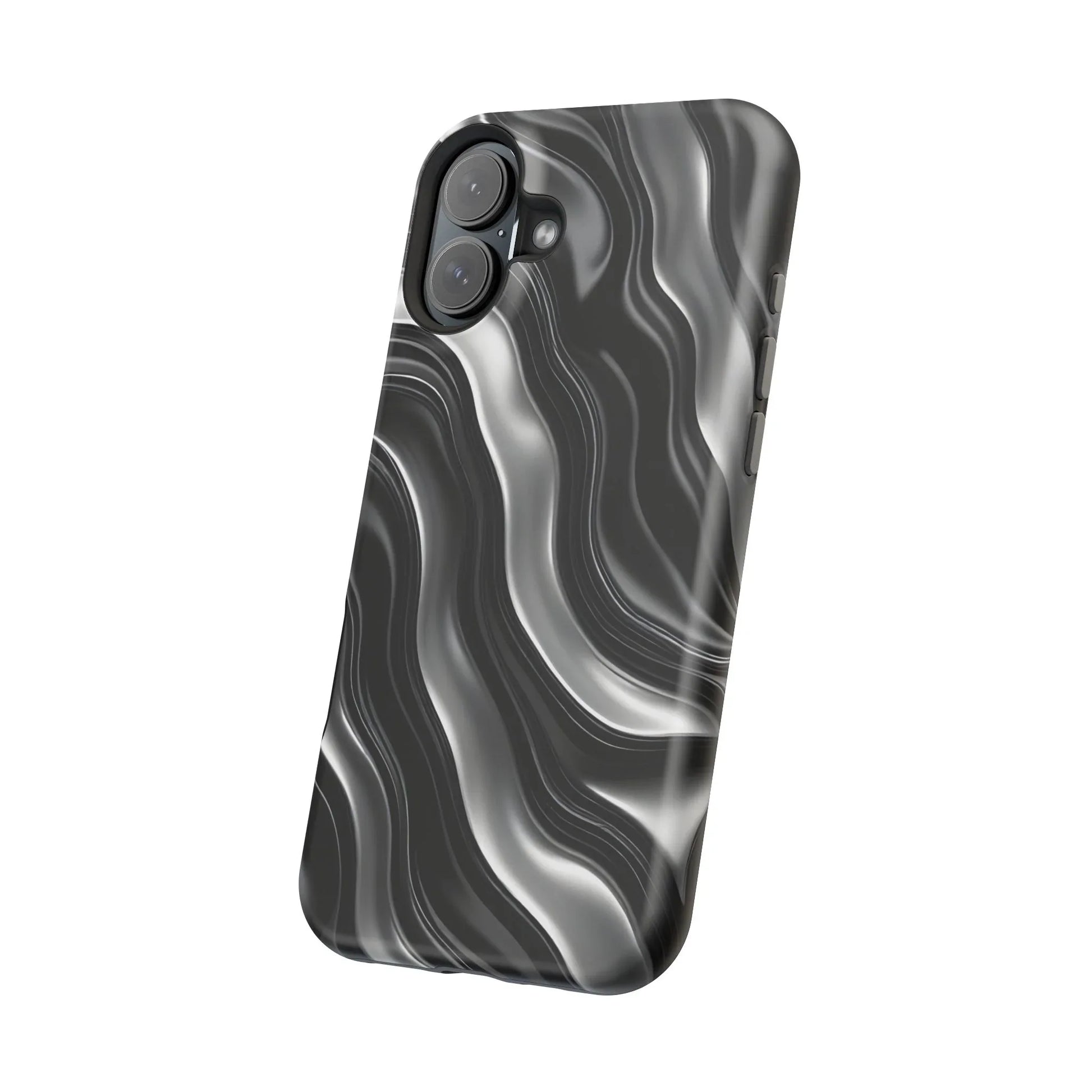 Wavy Illusion Marble Phone Case for iPhone 13-17 - KARARMDESIGN