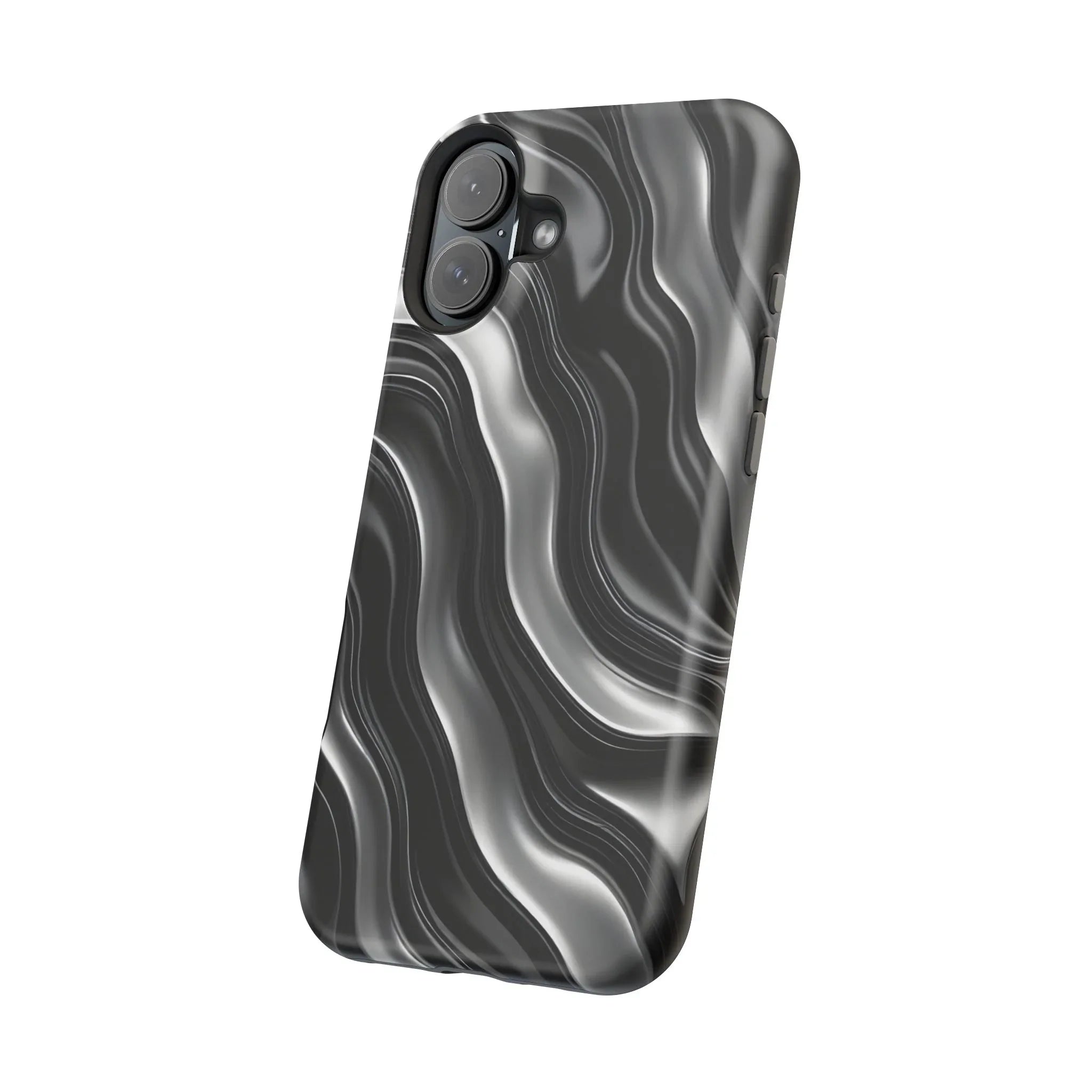 Wavy Illusion Marble Phone Case for iPhone 13-17 - KARARMDESIGN