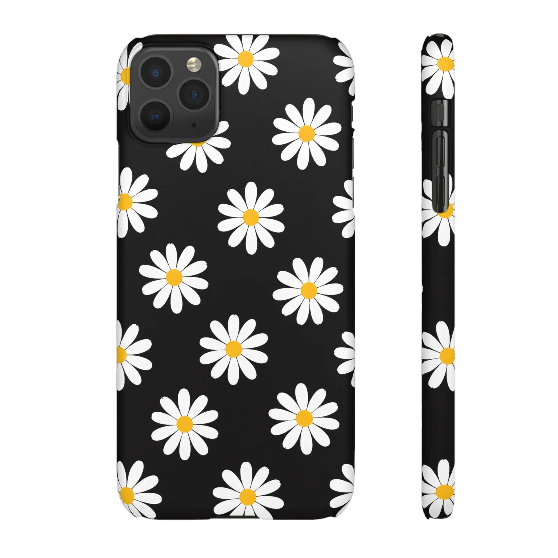 Daisy Charm Phone Case for iPhone 11-17 and Galaxy S20-S25 - KARARMDESIGN