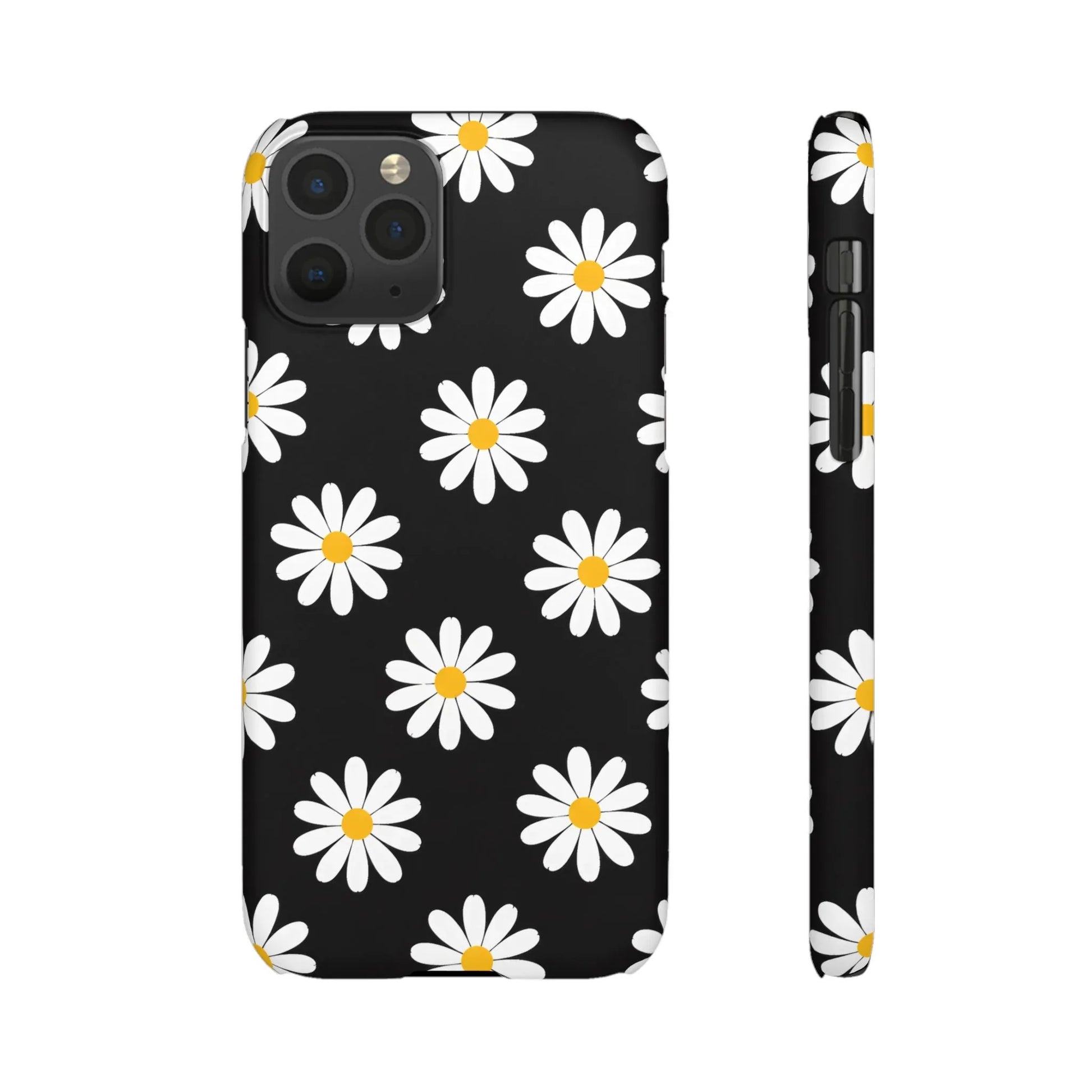 Daisy Charm Phone Case for iPhone 11-17 and Galaxy S20-S25 - KARARMDESIGN