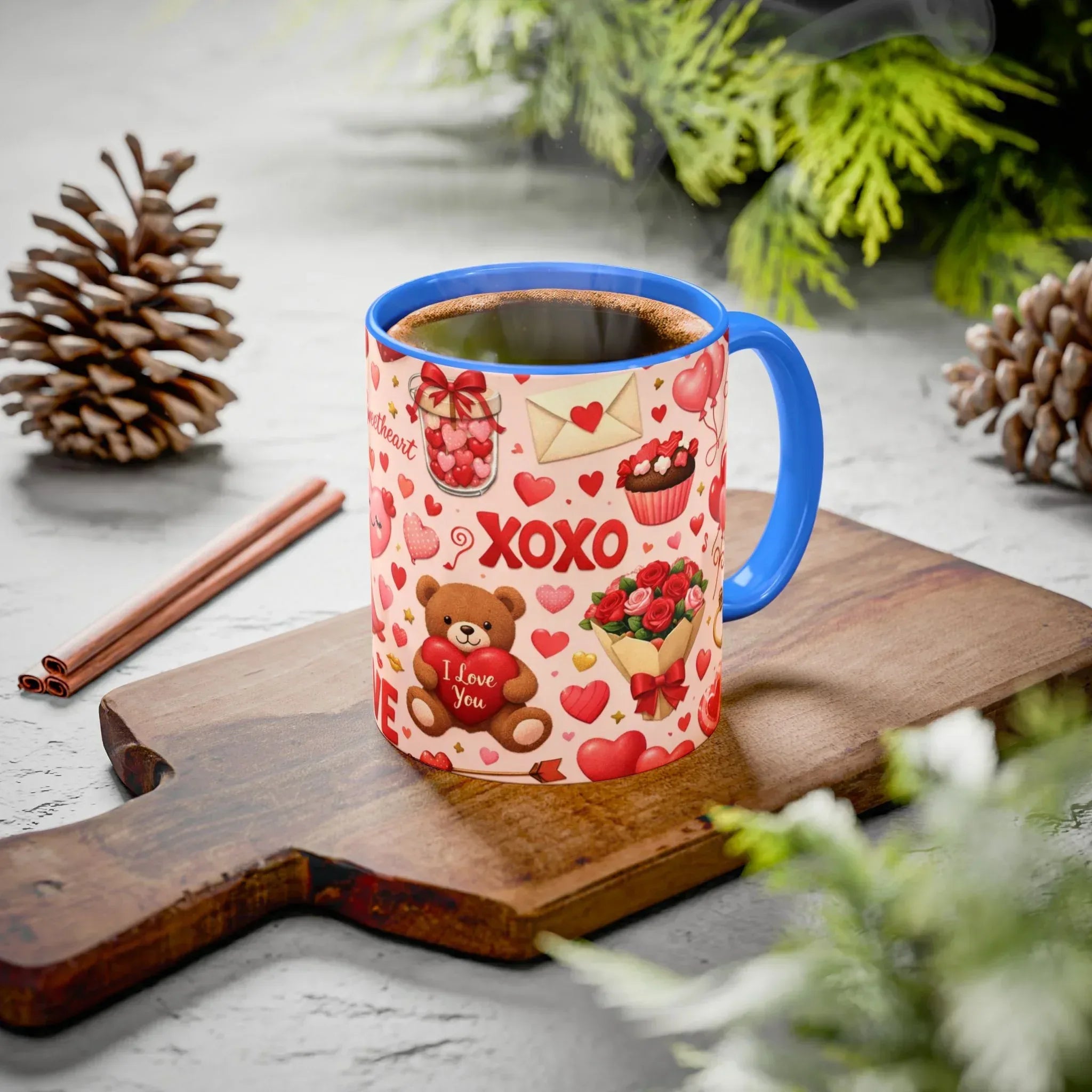 Sweetheart Love Mug - Colorful Mugs (11oz, 15oz) - KARARMDESIGN