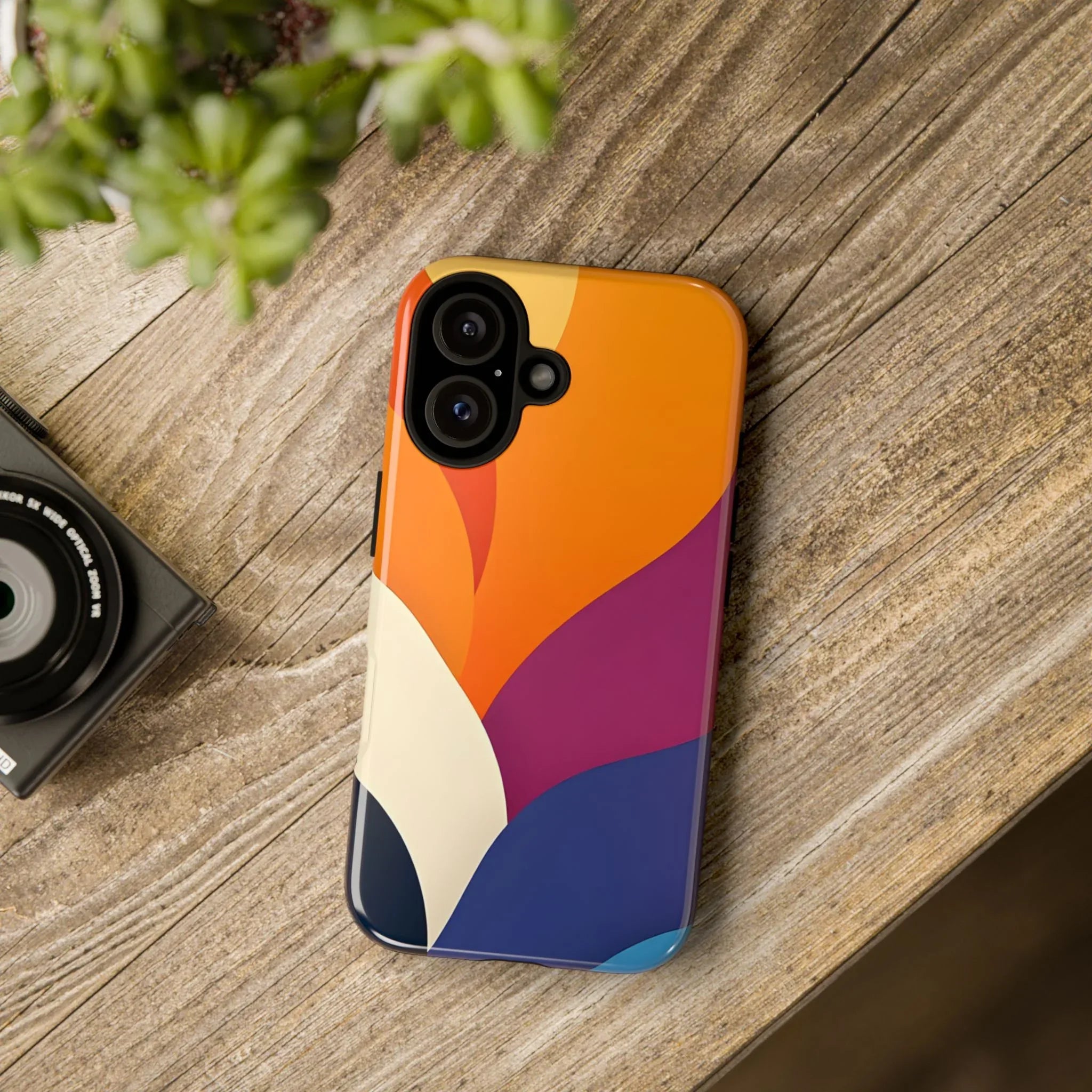 Vibrant Abstract Design Phone Case for iPhone and Galaxy - KARARMDESIGN