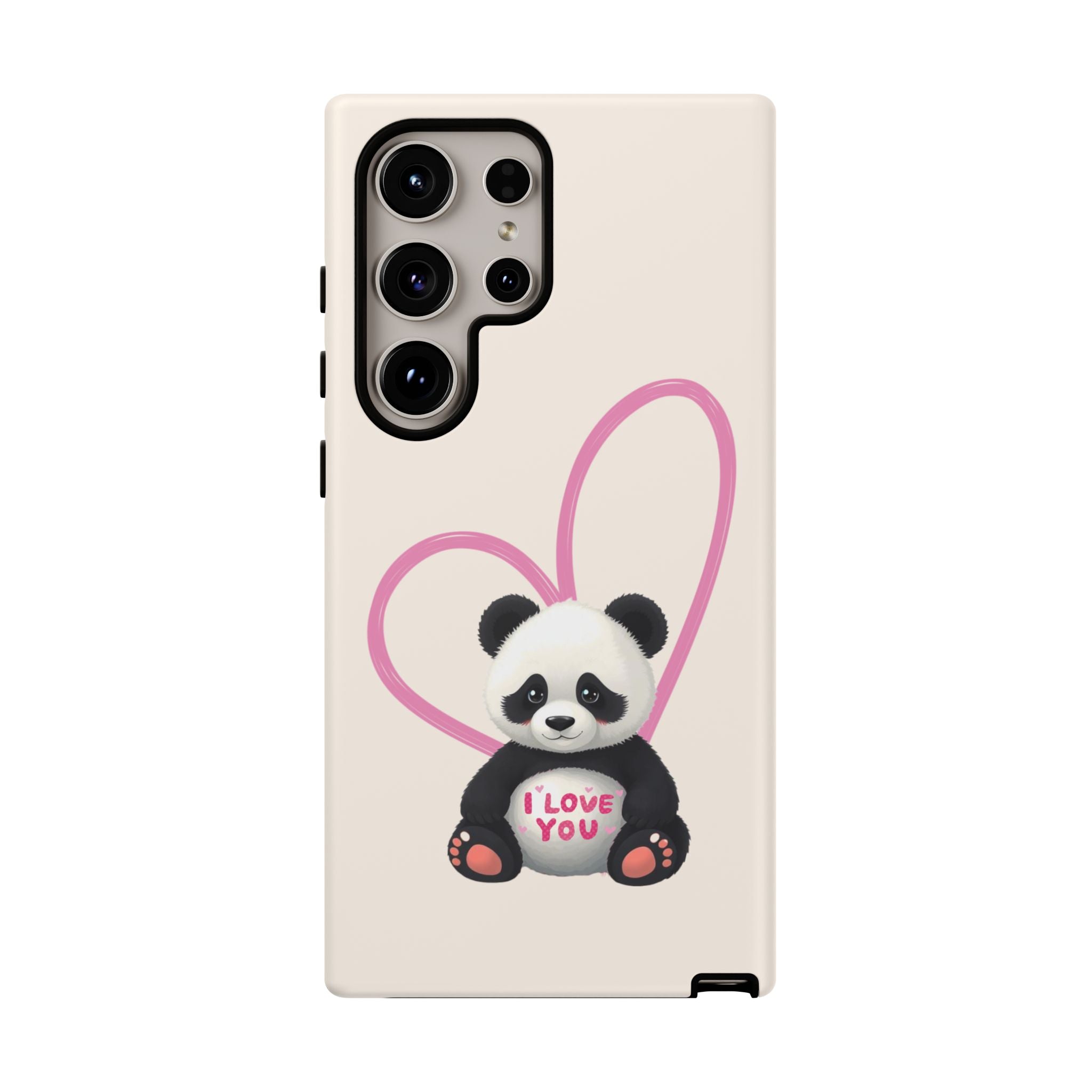 Adorable Panda Love Phone Case – Samsung Galaxy S20-S26