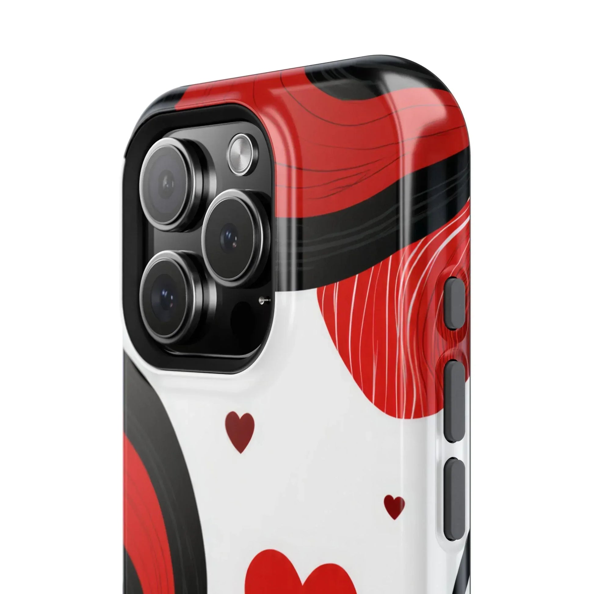 Red Romance Phone Case for iPhone 11-17 and Galaxy S21-S22 - KARARMDESIGN