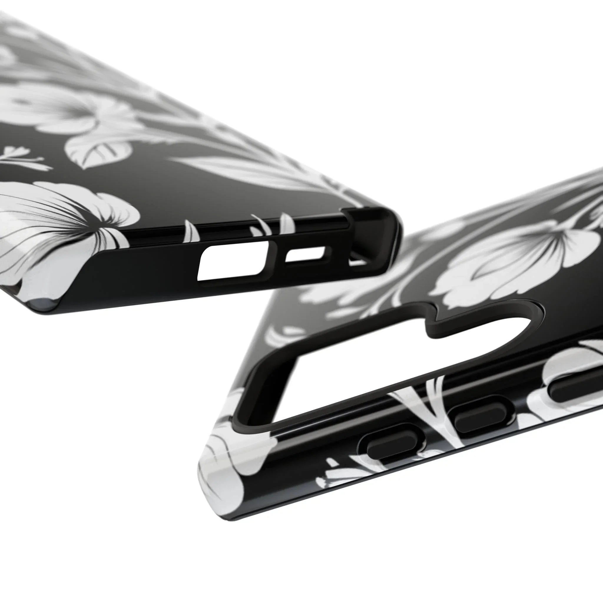 Elegant Floral Phone Case for Galaxy S20-S25 - KARARMDESIGN