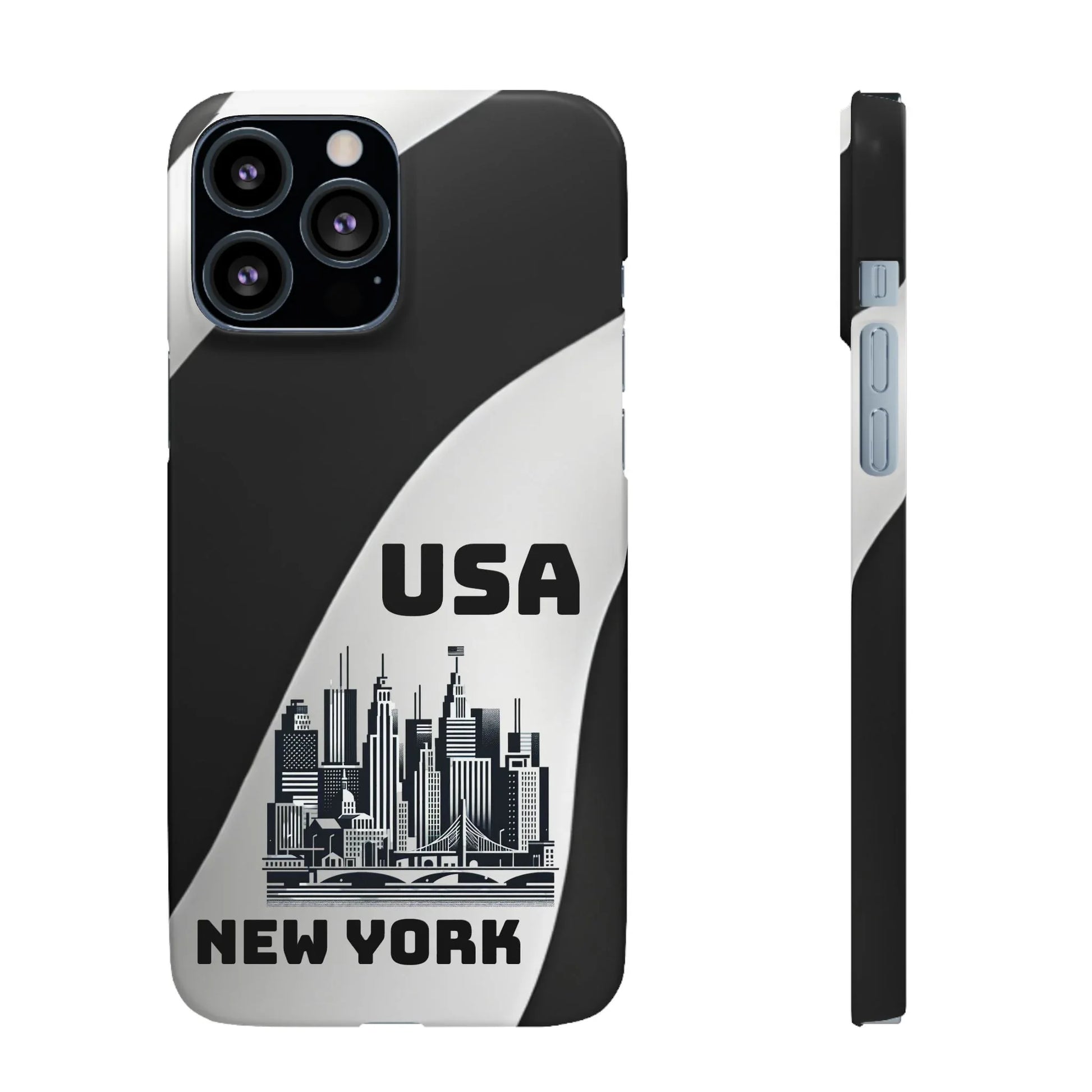 Monochrome New York City Phone Case for iPhone, Galaxy & Pixel - KARARMDESIGN