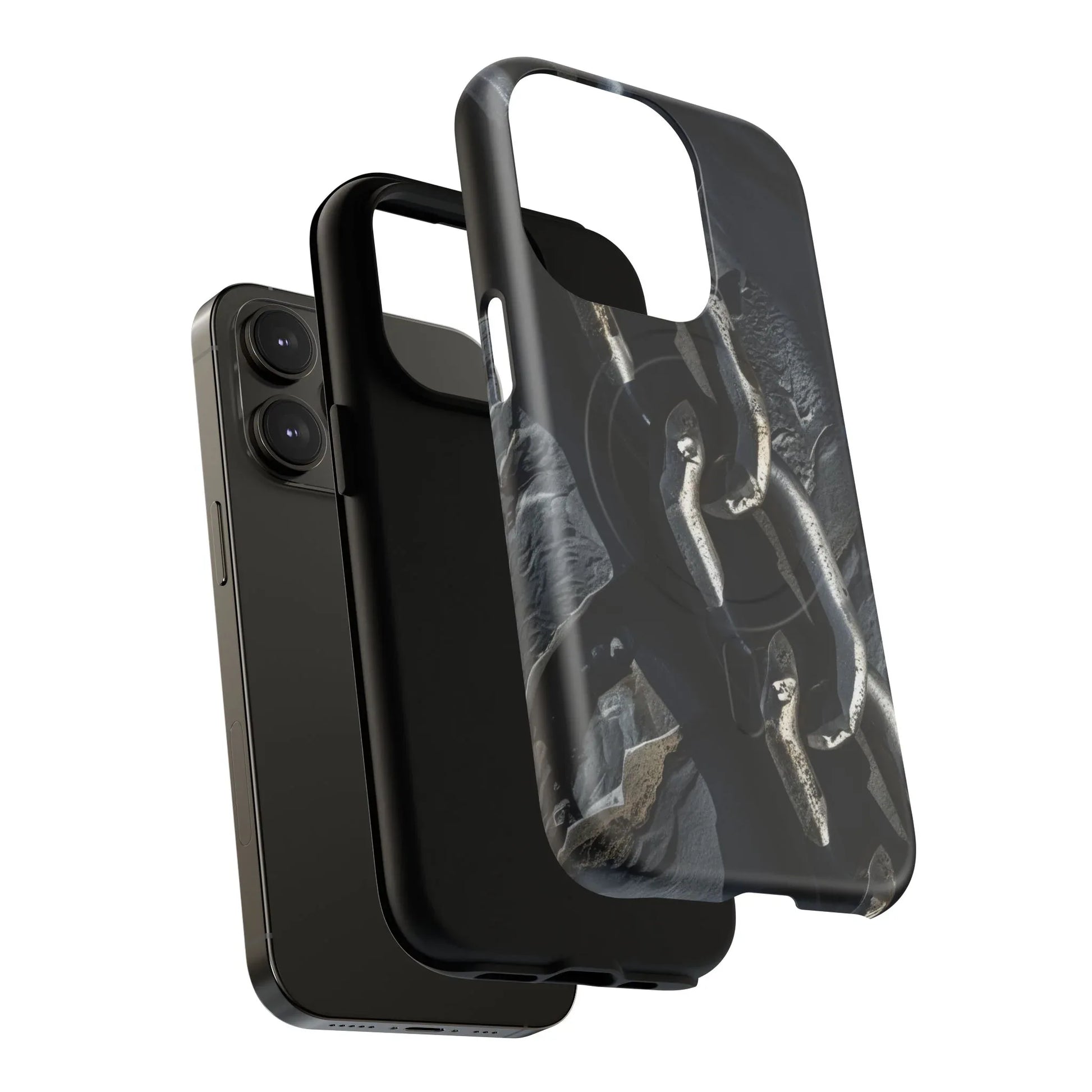 “Iron Chain” Tough Magnetic Phone Case for iPhone 13-17 - KARARMDESIGN
