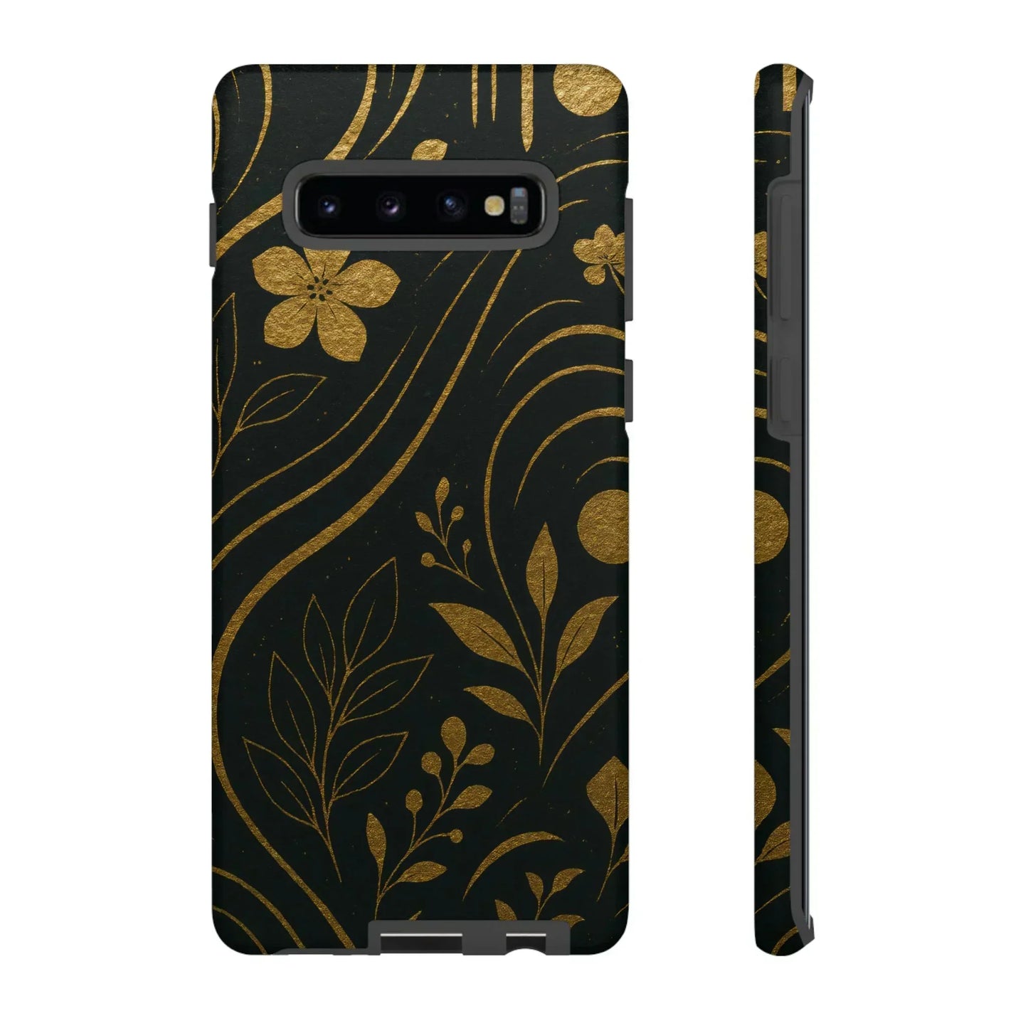 Foil Frenzy Abstract Gold Pattern Phone Case for Samsung Galaxy and Google Pixel - KarArmDesign