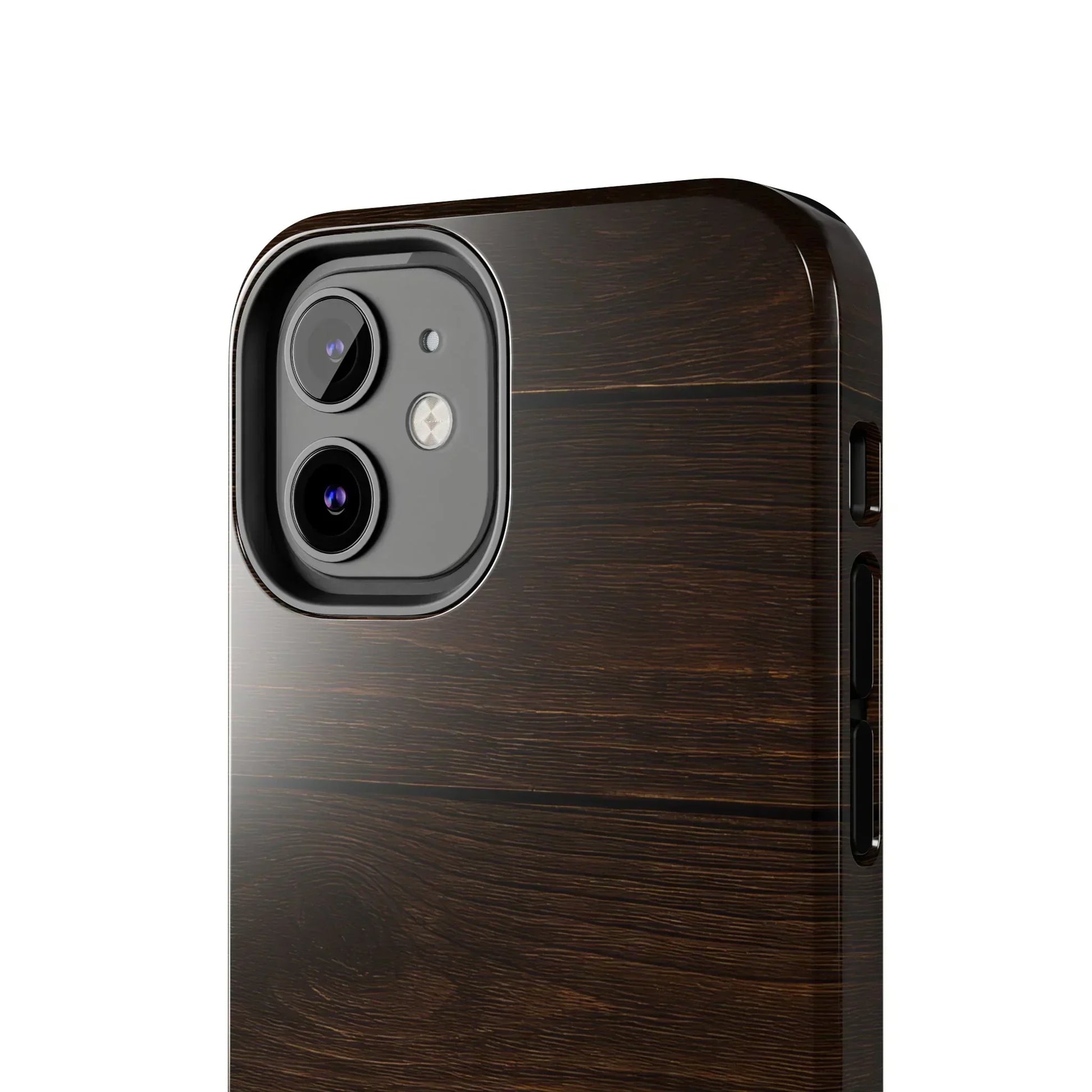 Dark Wood Grain Phone Case for iPhone and Galaxy - KarArmDesign