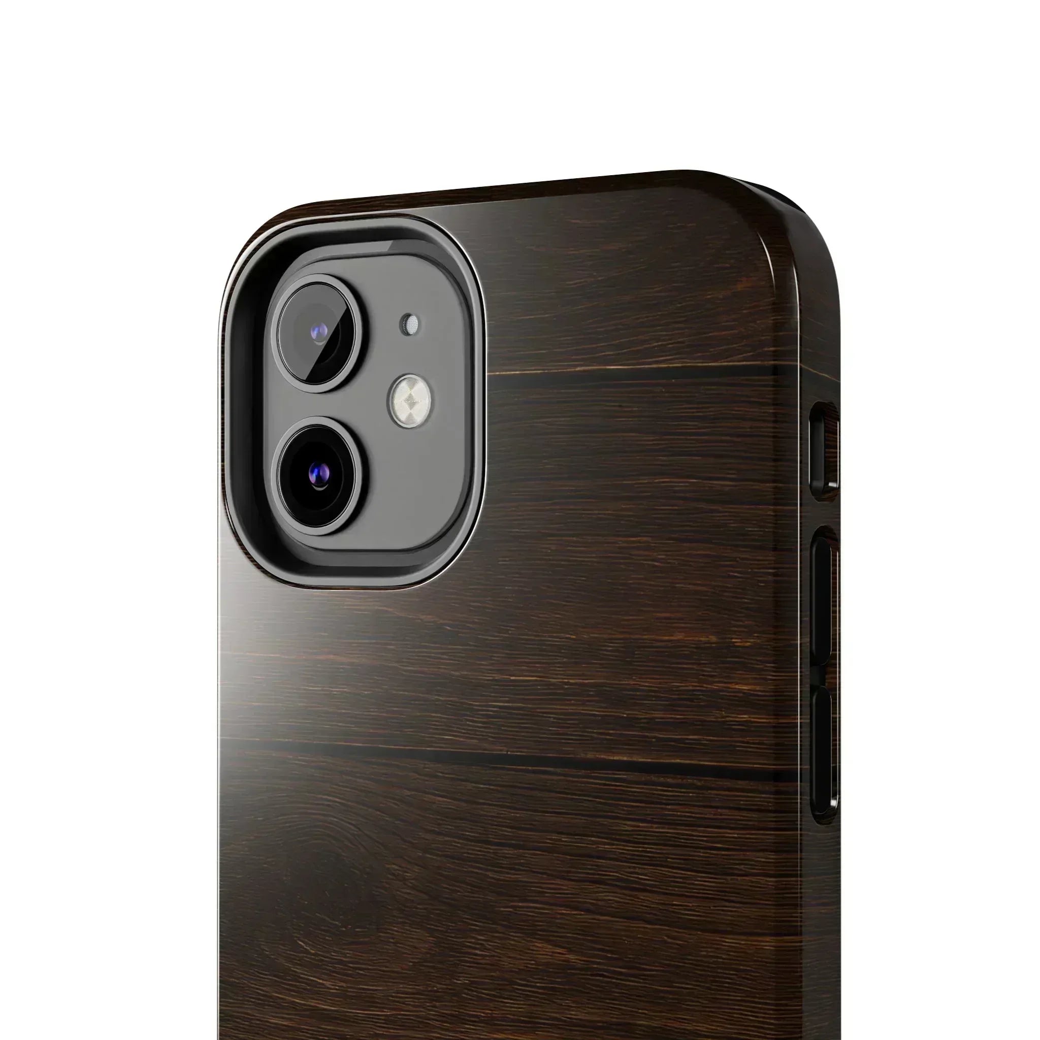 Dark Wood Grain Phone Case for iPhone and Galaxy - KARARMDESIGN