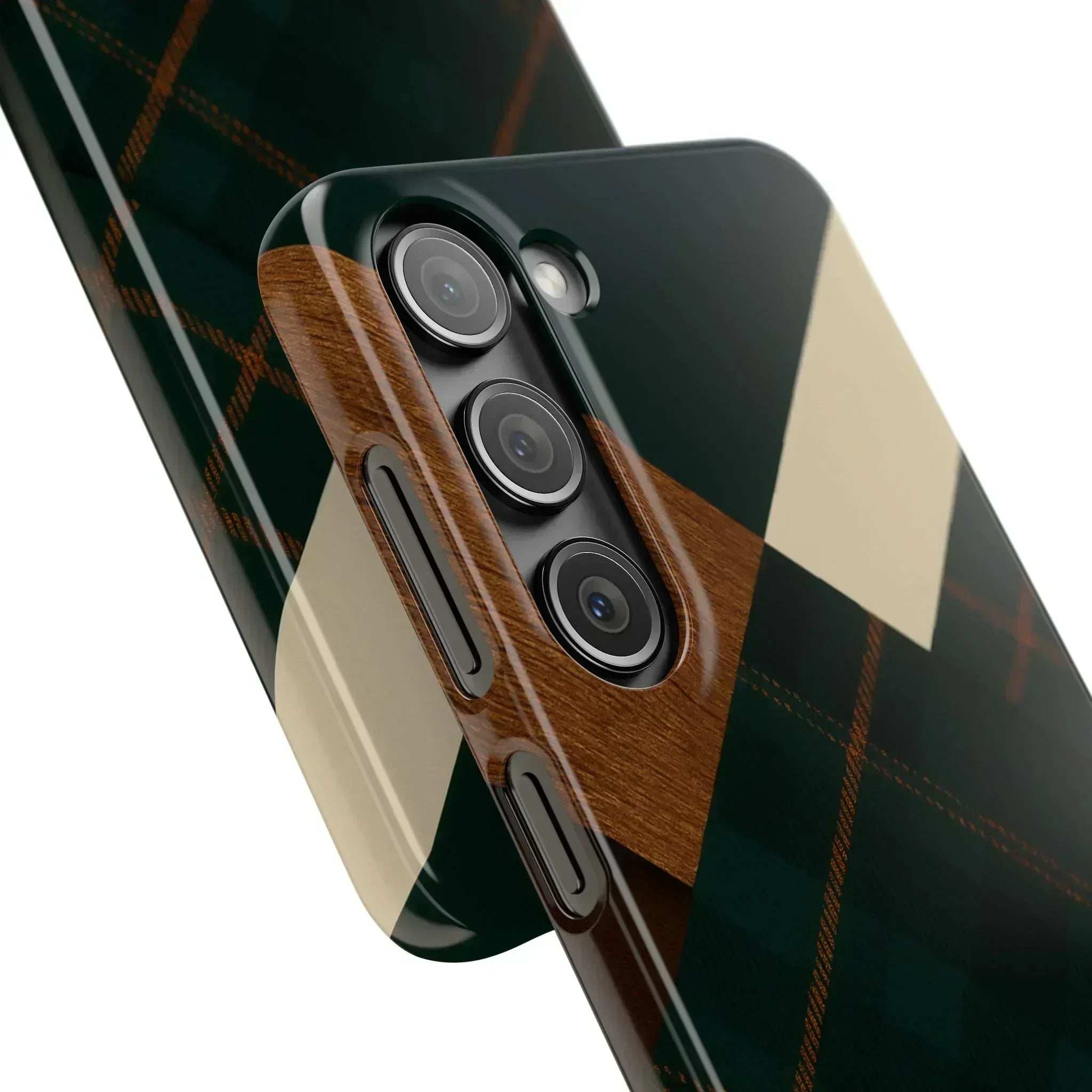 Rustic Green Phone Case for iPhone 8-16 and Galaxy S20-S24 - KARARMDESIGN