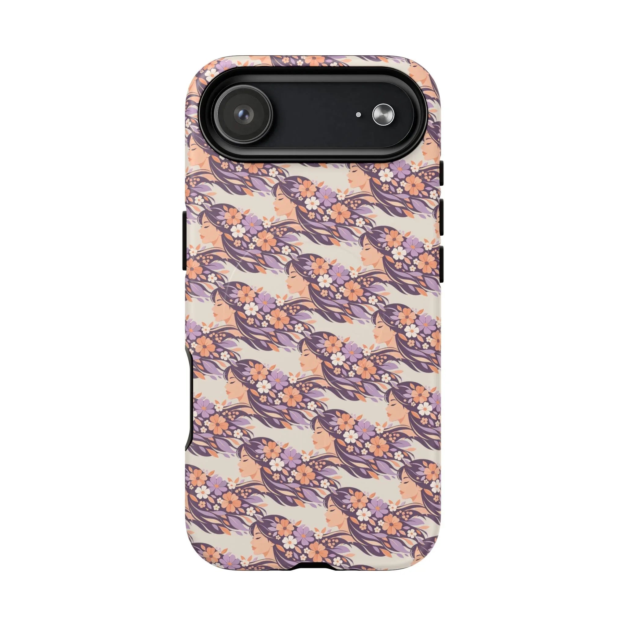 Floral Goddess Phone Case for iPhone 13-17 - KARARMDESIGN