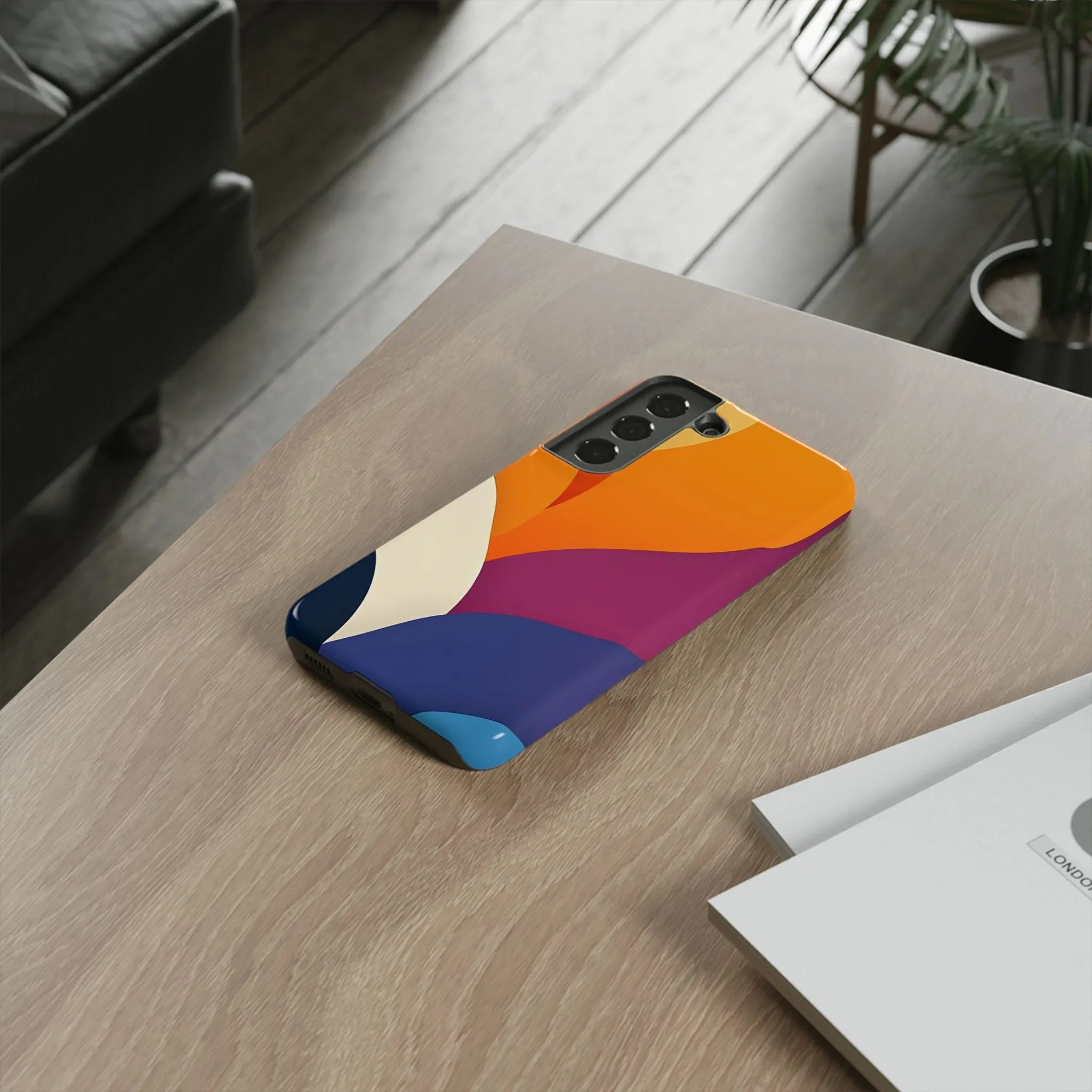 Vibrant Abstract Design Phone Case for iPhone and Galaxy - KARARMDESIGN