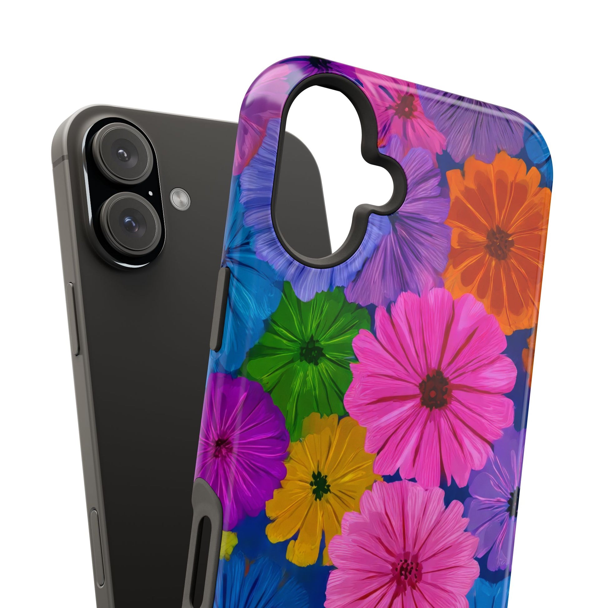Bloom Pattern Phone Case for iPhone 11-17 and Galaxy S21-S22 Models - KARARMDESIGN