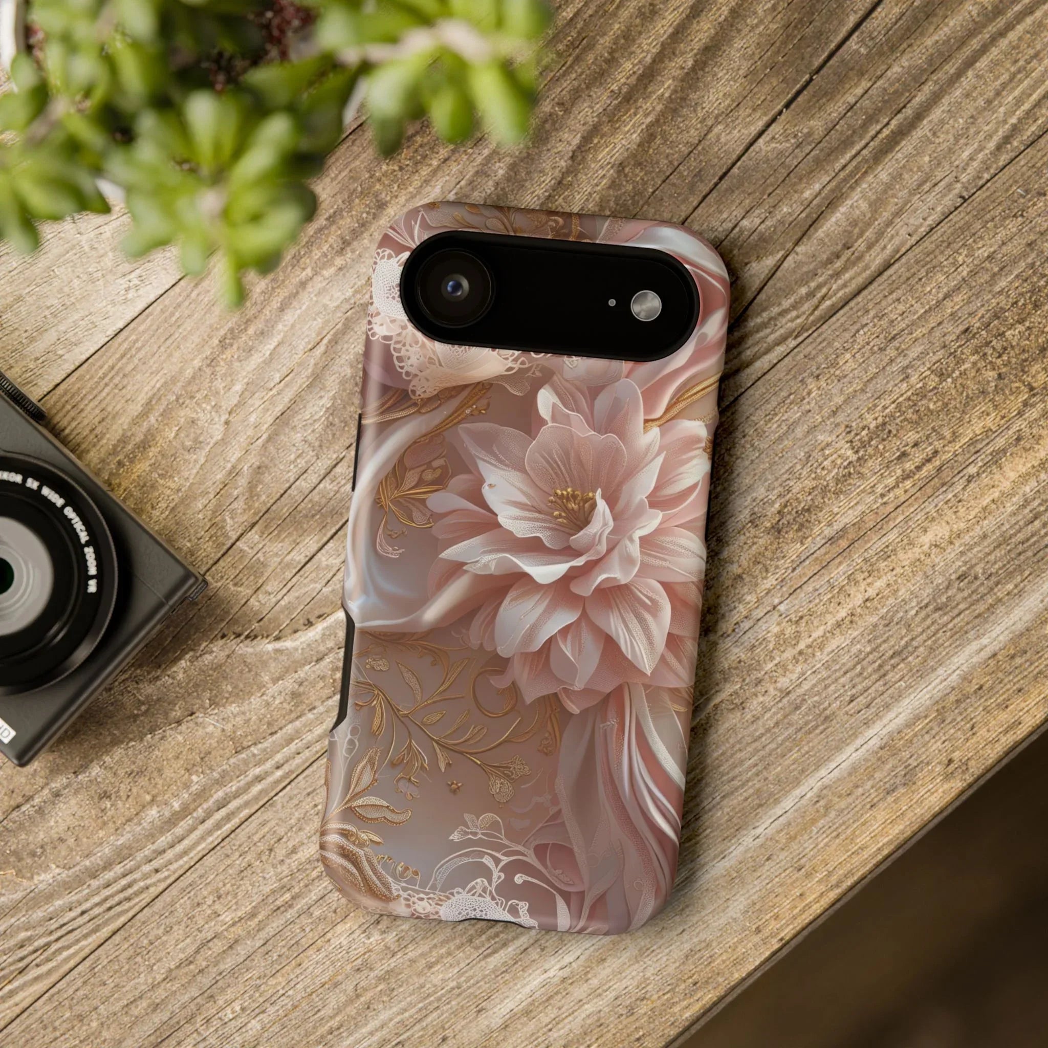 Elegant Floral Phone Case for iPhone 11-17 and Samsung Galaxy S21-S22 - KARARMDESIGN