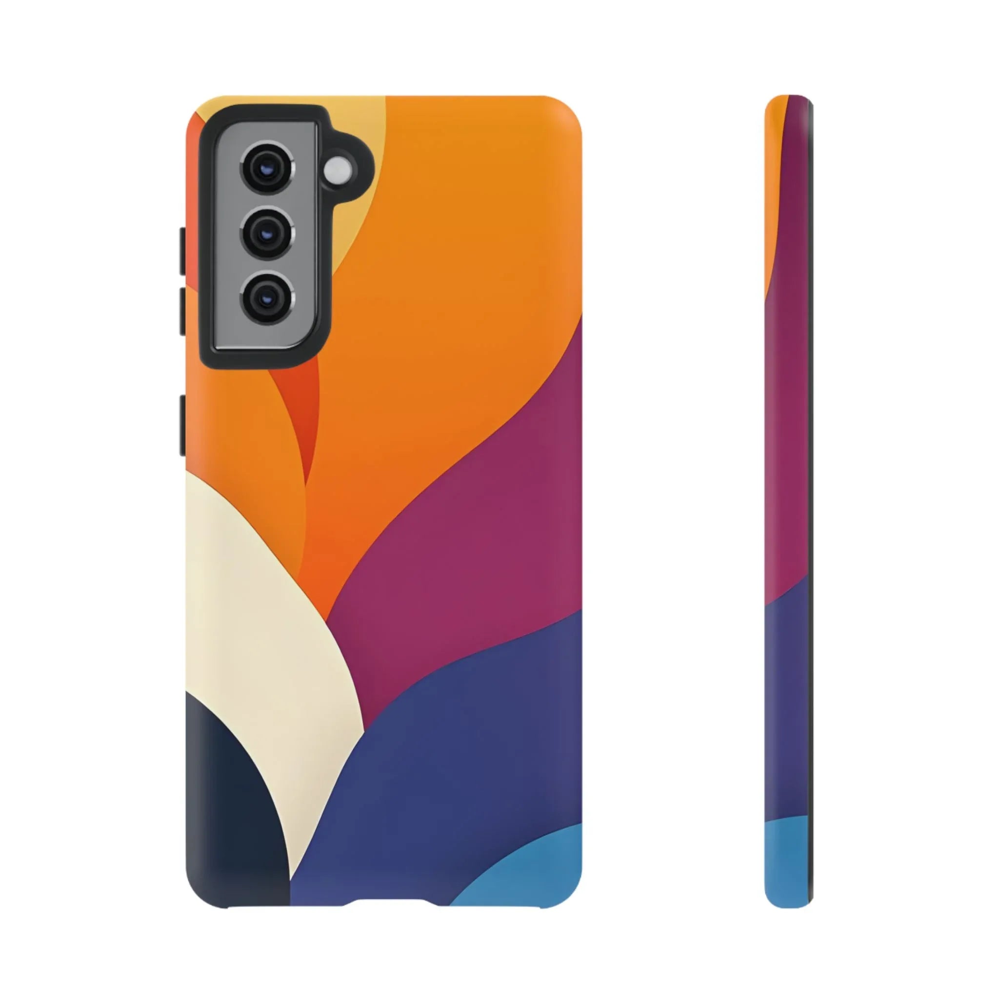 Vibrant Abstract Design Phone Case for iPhone and Galaxy - KARARMDESIGN