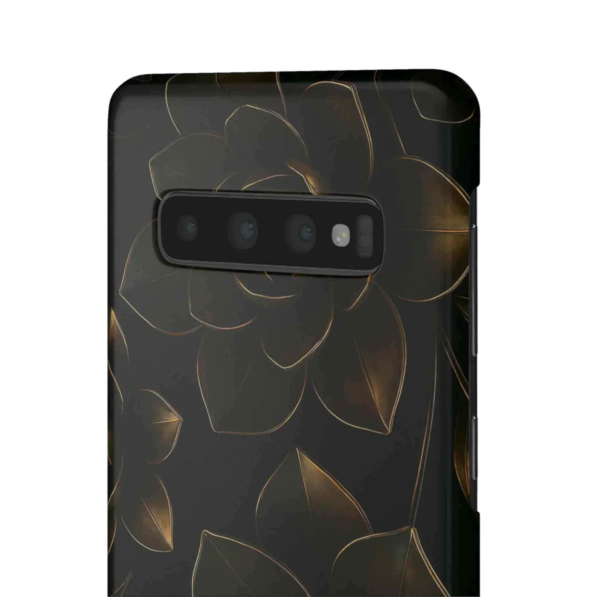 Metal Flower Phone Case for iPhone 7-16 and Galaxy S10-S24 Models - KarArmDesign