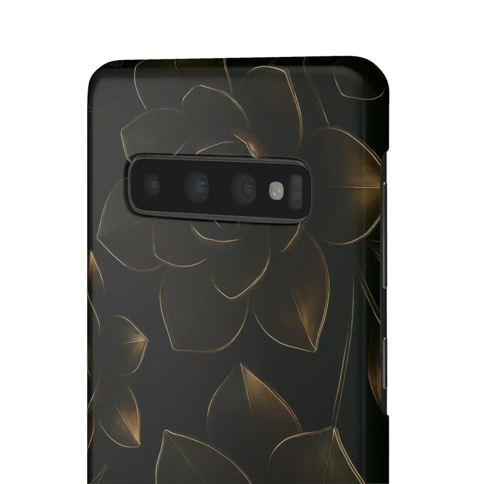 Metal Flower Phone Case for iPhone 8-16 and Galaxy S20-S24 - KARARMDESIGN
