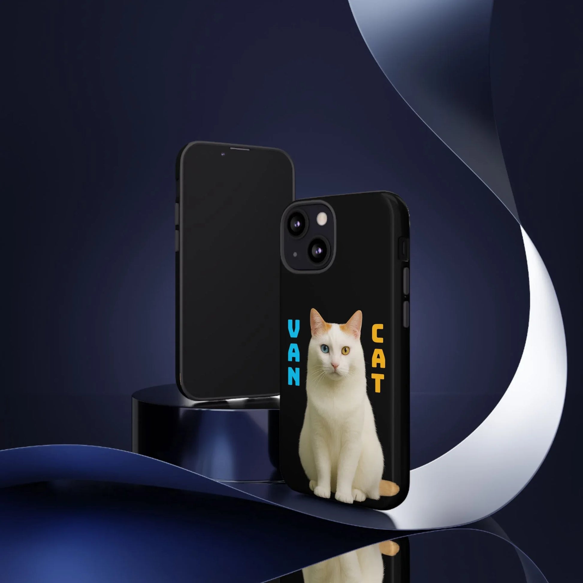 VAN CAT Phone Case for iPhone 8-17 and Galaxy S20-S25 - KARARMDESIGN