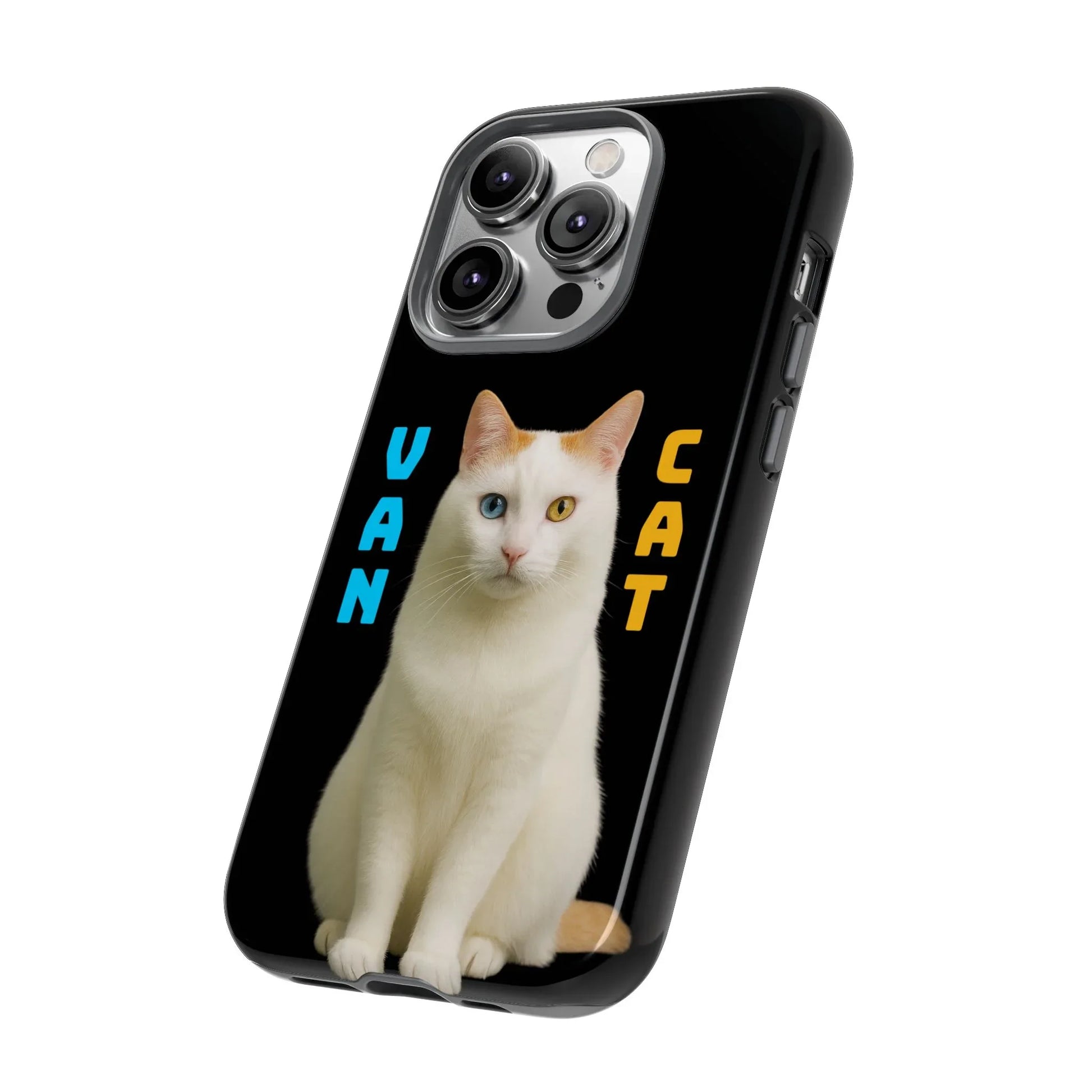 VAN CAT Phone Case for iPhone 8-17 and Galaxy S20-S25 - KARARMDESIGN