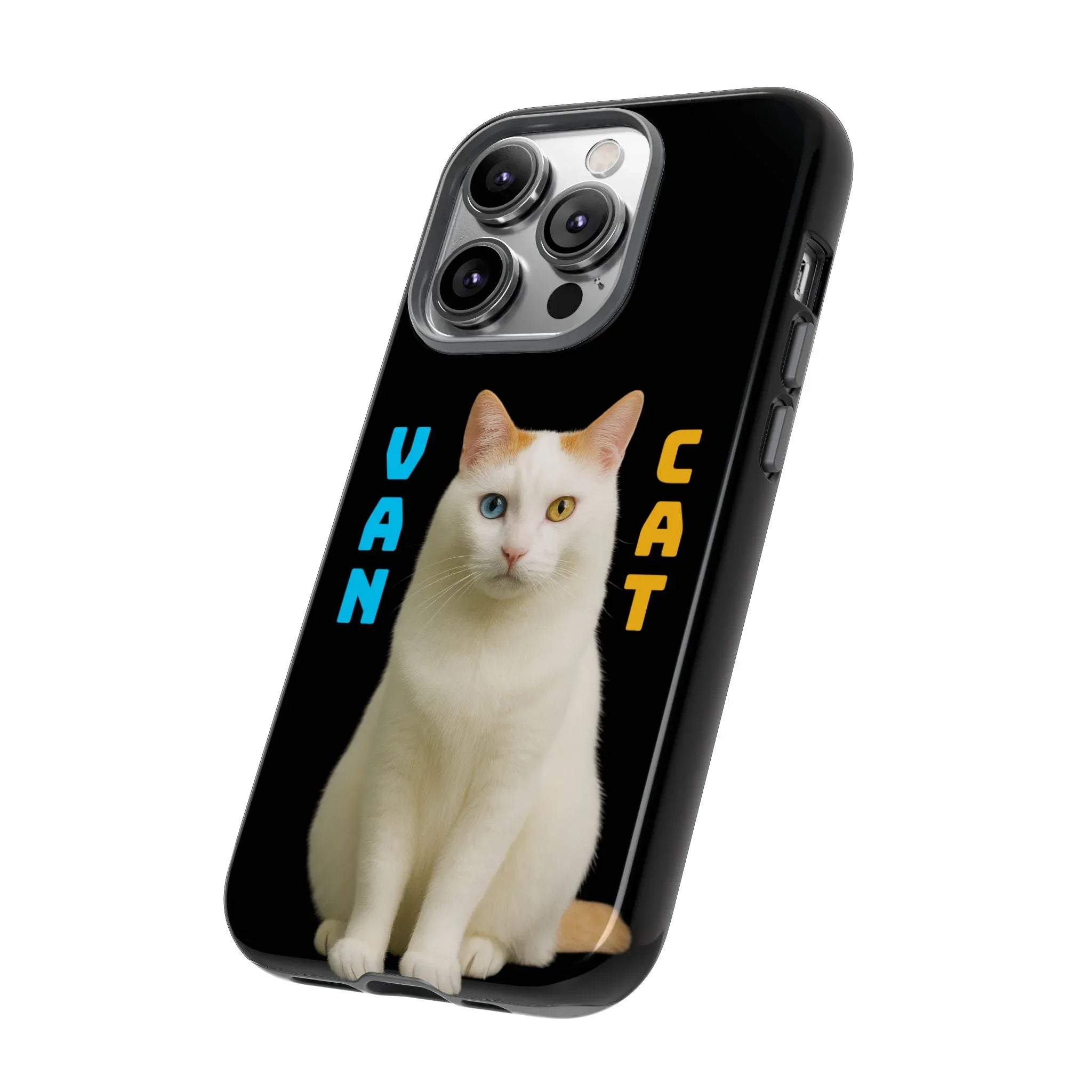 VAN CAT Phone Case for iPhone 8-17 and Galaxy S20-S25 - KARARMDESIGN