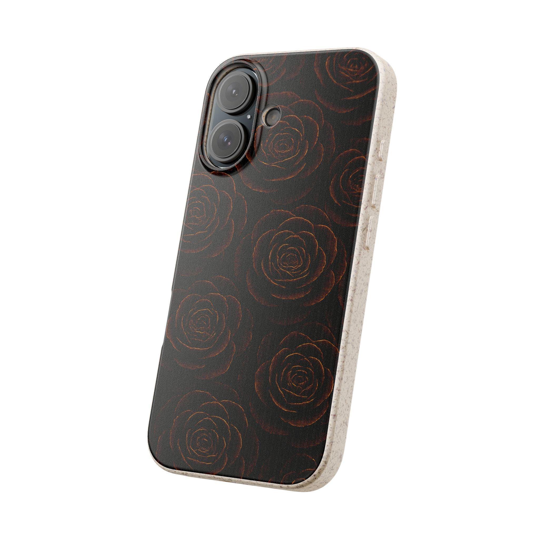 Wooden Roses Phone Case for iPhone 11-16 and Samsung Galaxy S20-S22 - KARARMDESIGN