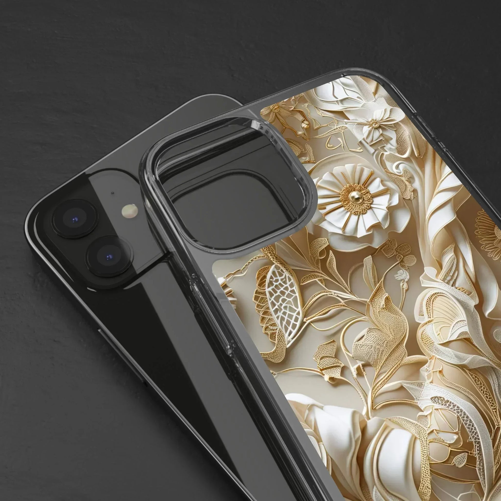 Minimalist Clear Phone Case for iPhone 12-16 and Samsung Galaxy S21 Models - KarArmDesign