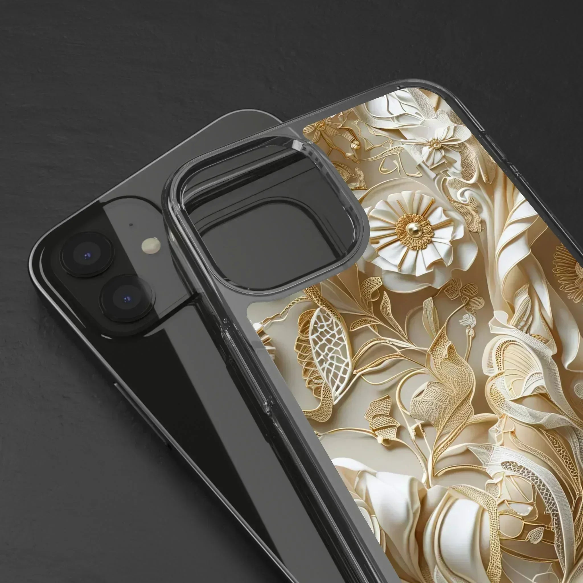 Minimalist Clear Phone Case for iPhone 12-16 and Samsung Galaxy S21 - KARARMDESIGN