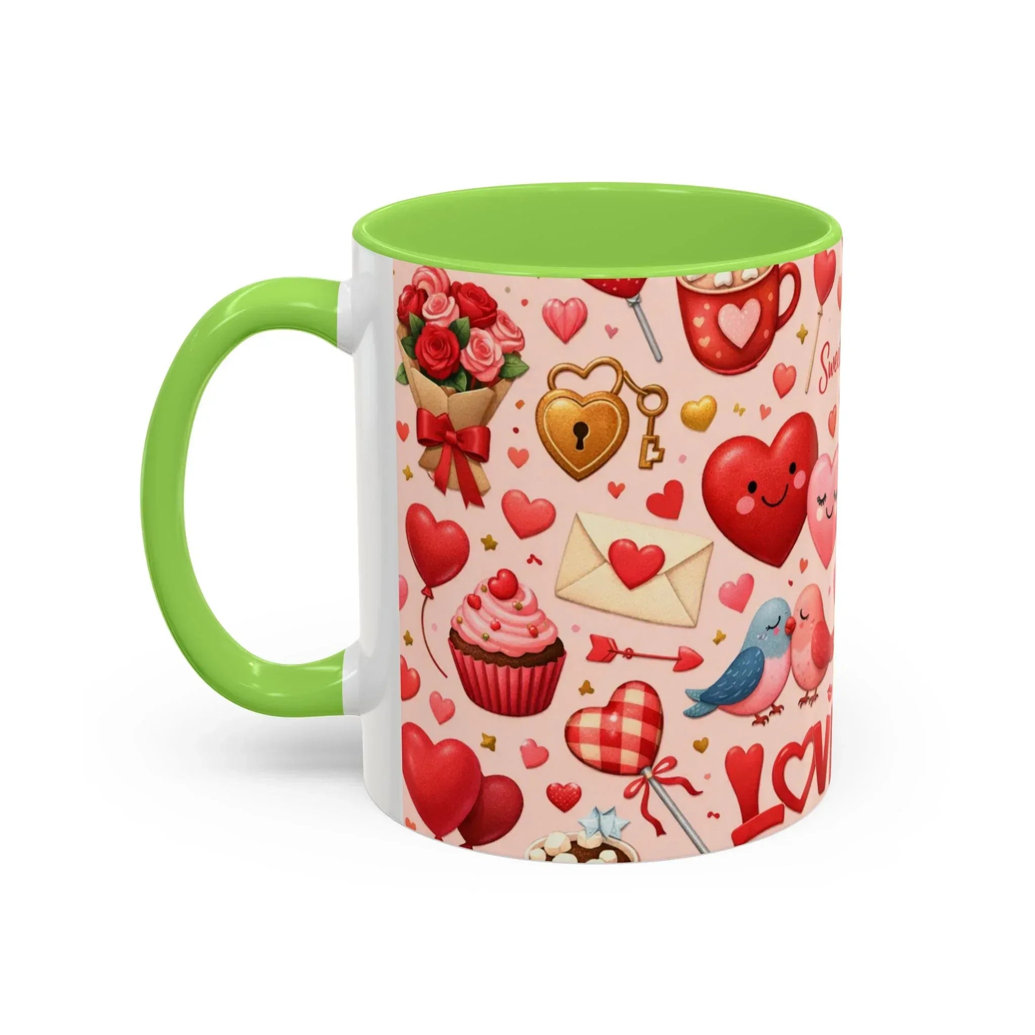 Sweetheart Love Mug - Colorful Mugs (11oz, 15oz) - KARARMDESIGN