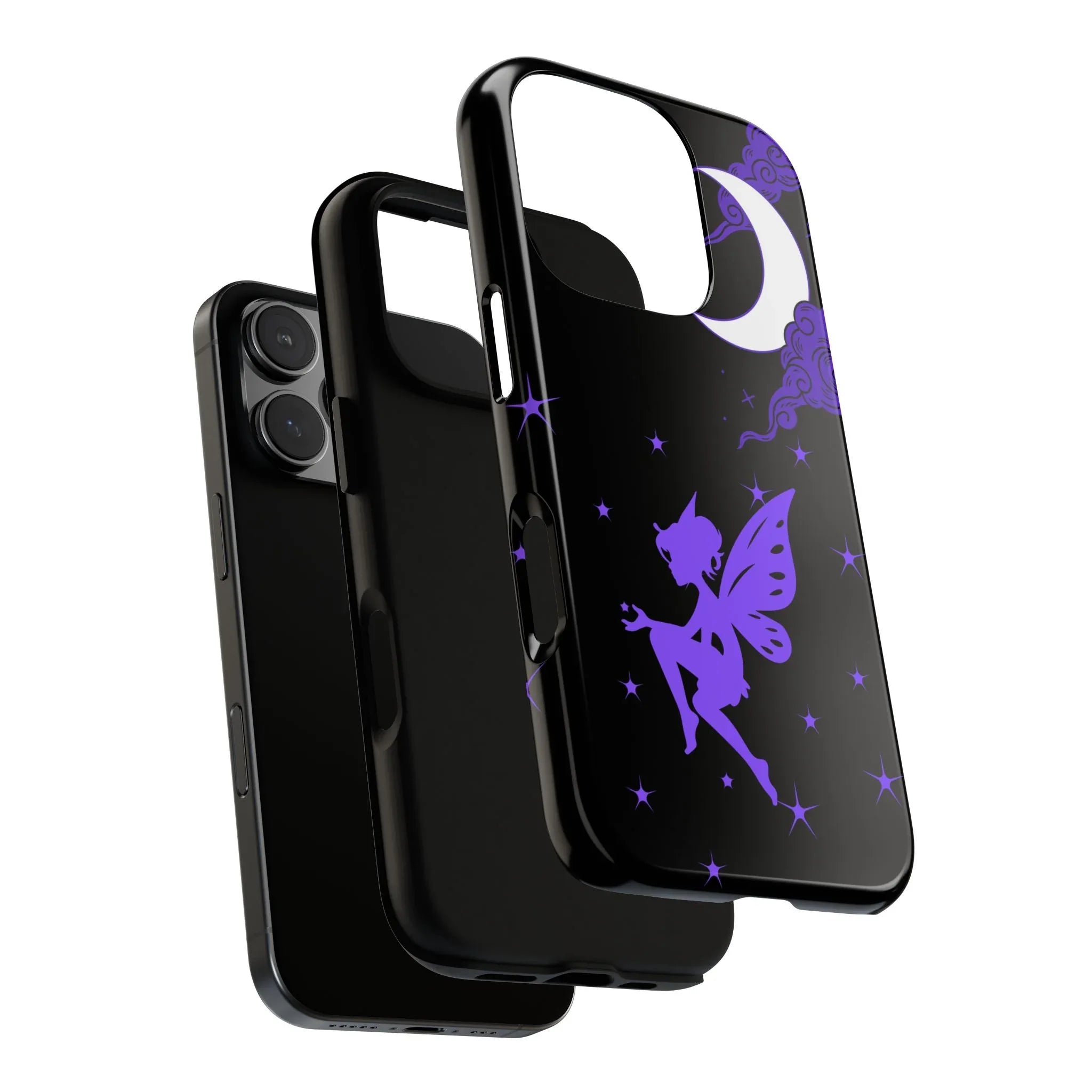 Moonlit Fairy Phone Case for iPhone 8-16 and Galaxy S10-S23 - KARARMDESIGN