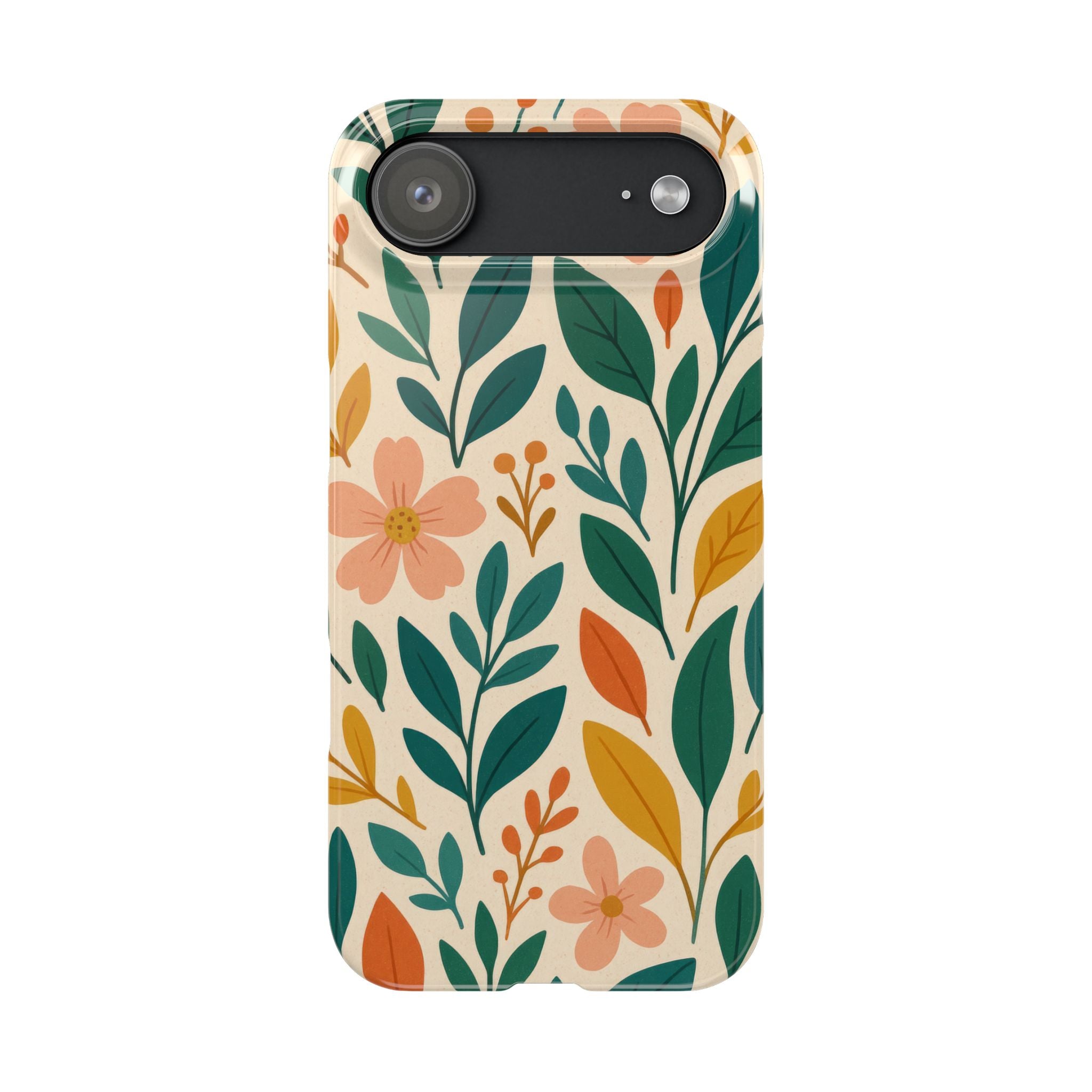 Floral Harmony Phone Case for iPhone 11-17