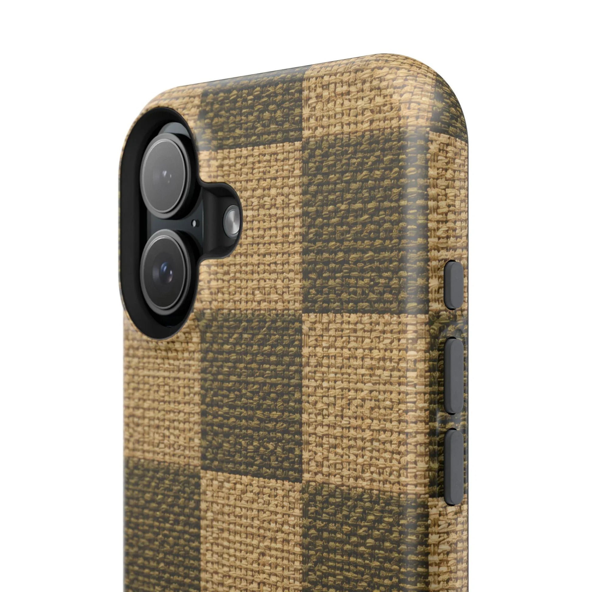 Rustic Woven Phone Case for iPhone 11-17 and Galaxy S21-S22 - KARARMDESIGN
