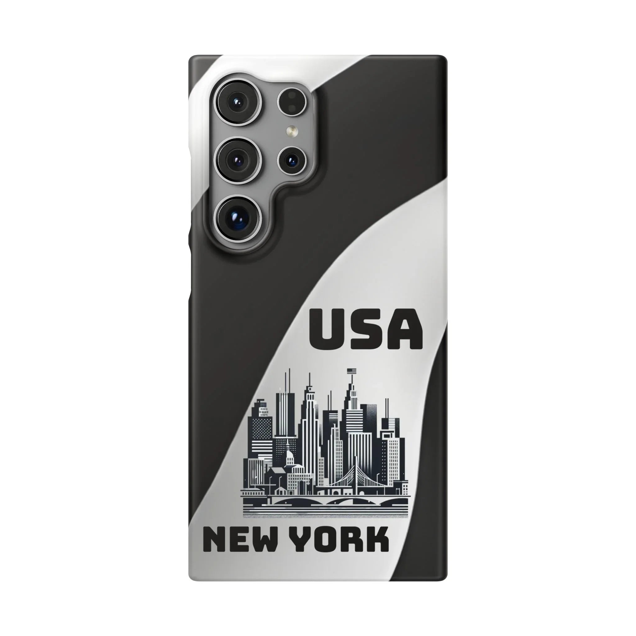 Monochrome New York City Phone Case for iPhone, Galaxy & Pixel - KARARMDESIGN