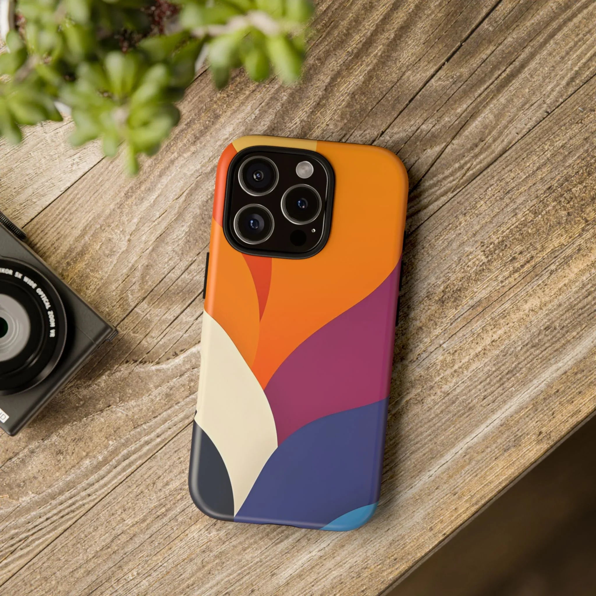 Vibrant Abstract Design Phone Case for iPhone and Galaxy - KARARMDESIGN