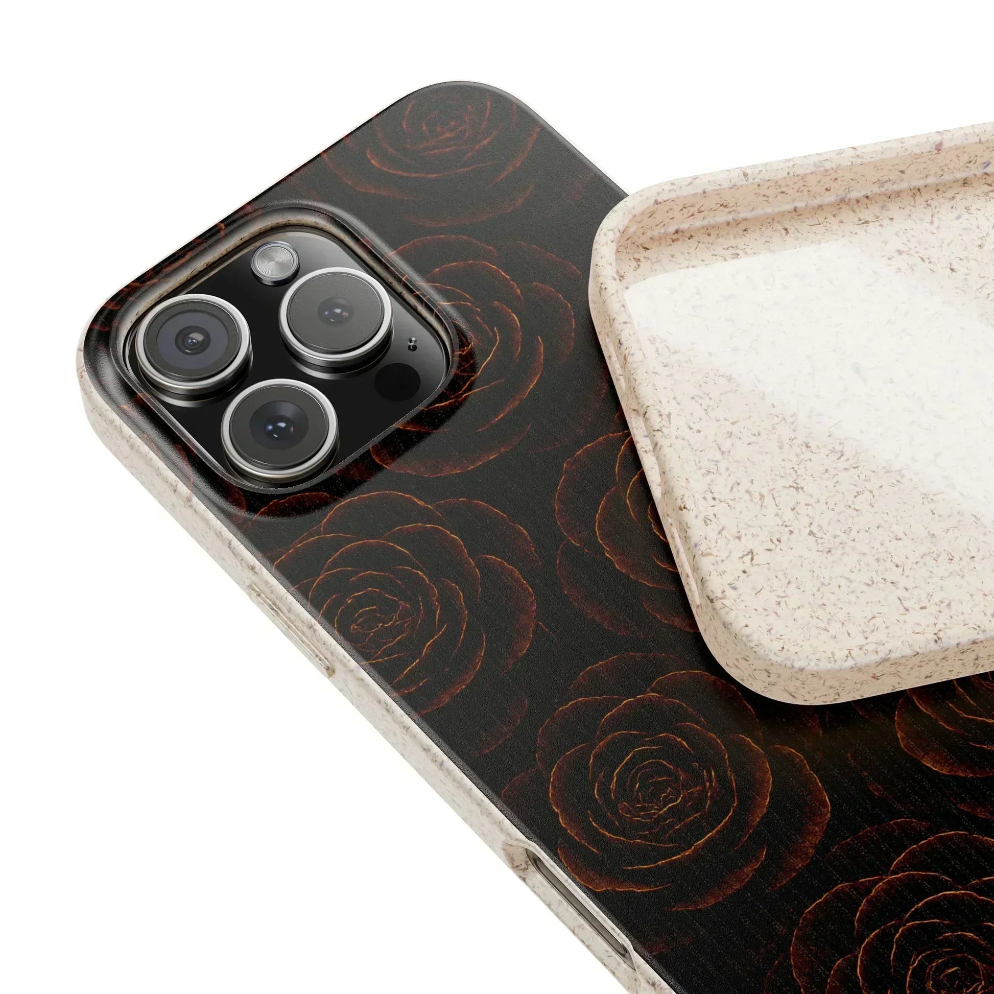 Wooden Roses Phone Case for iPhone 11-16 and Samsung Galaxy S20-S22 Models - KarArmDesign