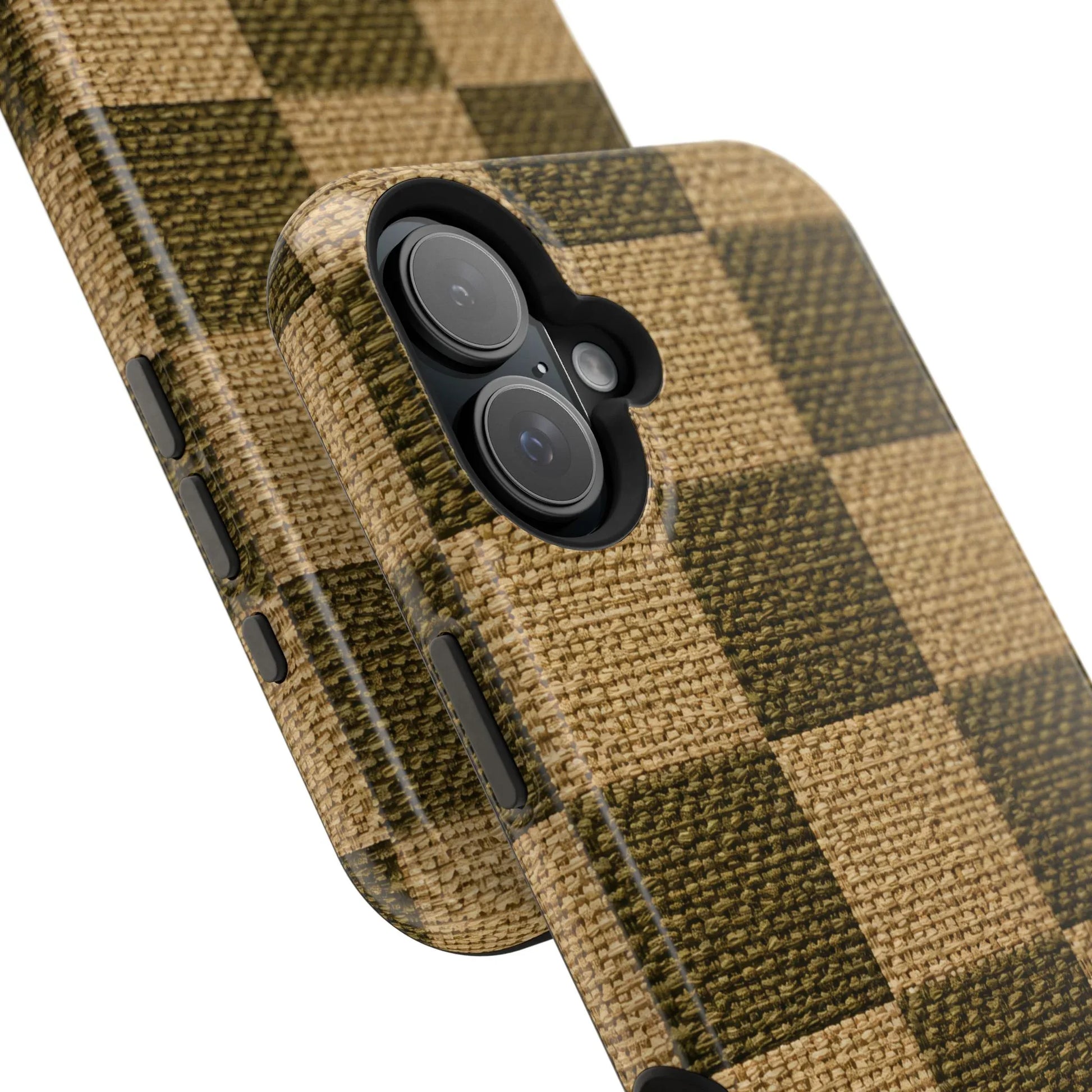 Rustic Woven Phone Case for iPhone 11-17 and Galaxy S21-S22 - KARARMDESIGN