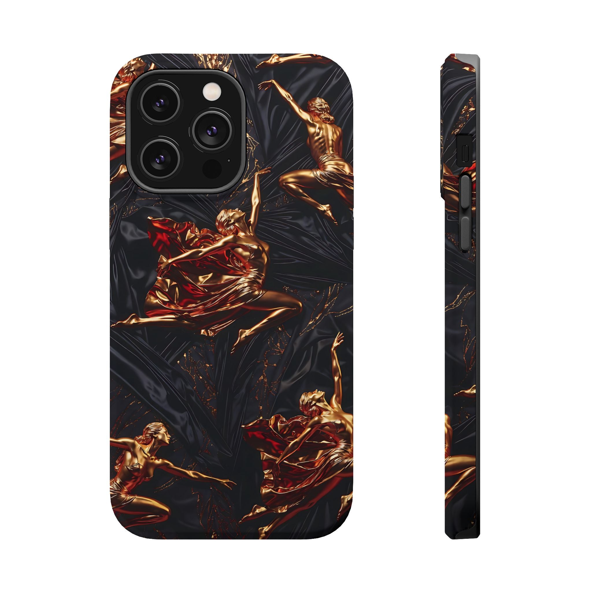 Gold Sculpture Phone Case for iPhone 13-17 & Samsung Galaxy S26