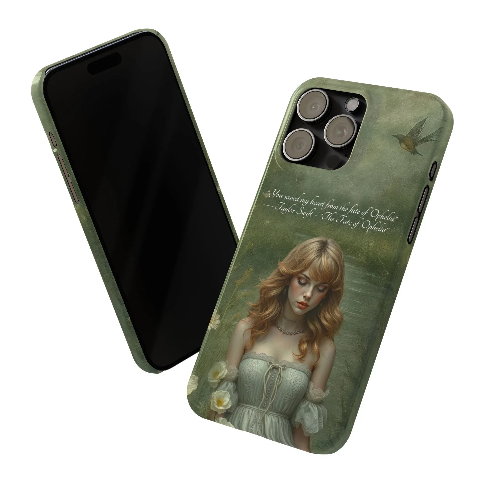 "Melancholic Ophelia" Phone Case for iPhone 11-17 - KARARMDESIGN