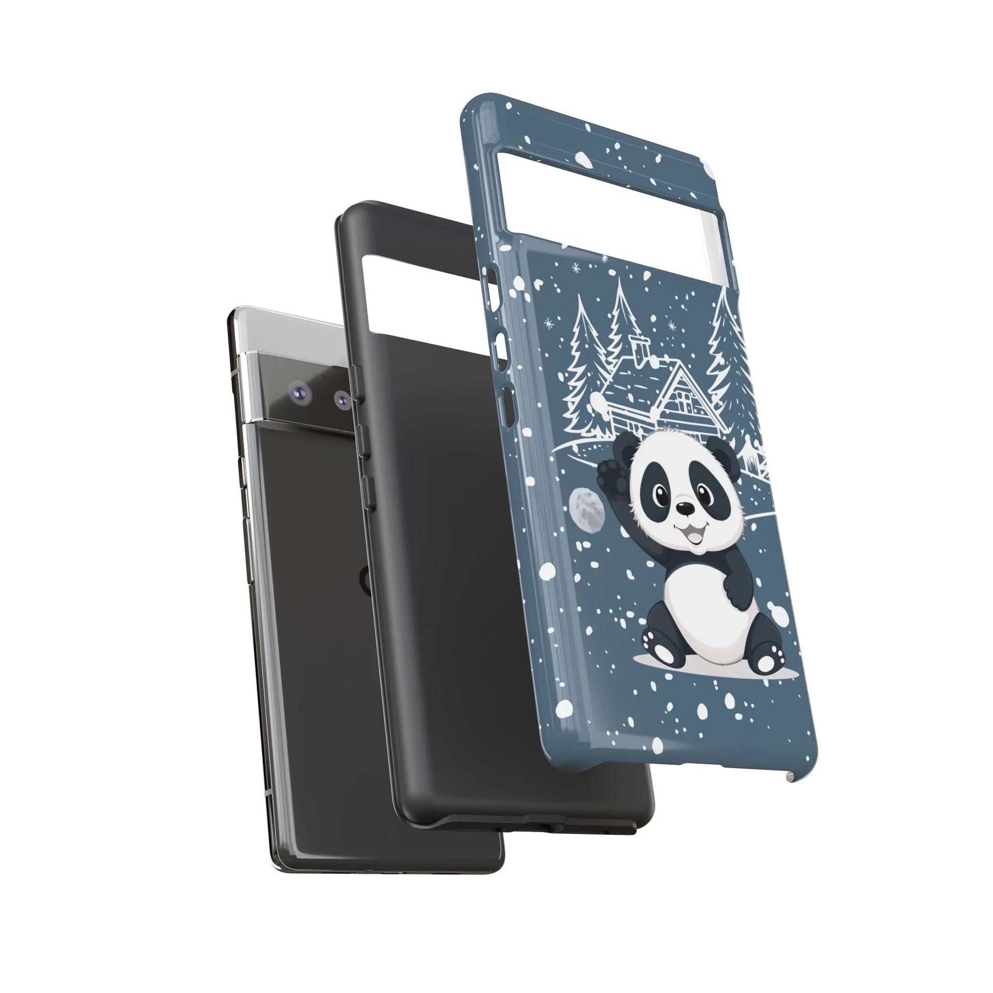 Cute Panda Phone Case for Samsung Galaxy and Google Pixel - KARARMDESIGN