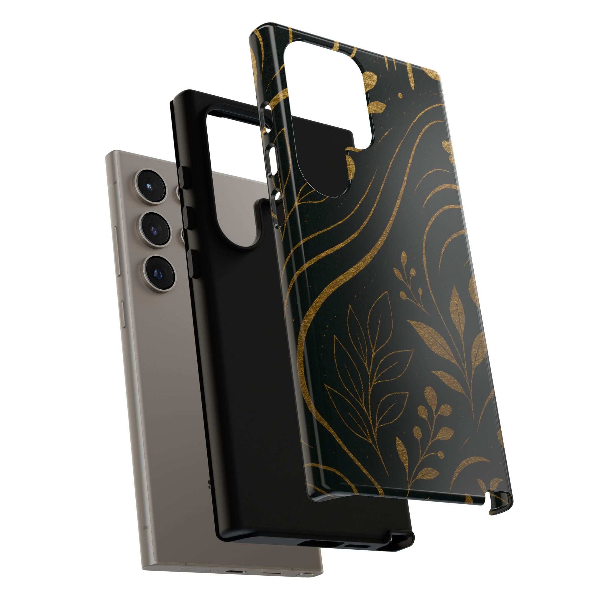 Gold Pattern Tough Phone Case for Samsung Galaxy & Google Pixel