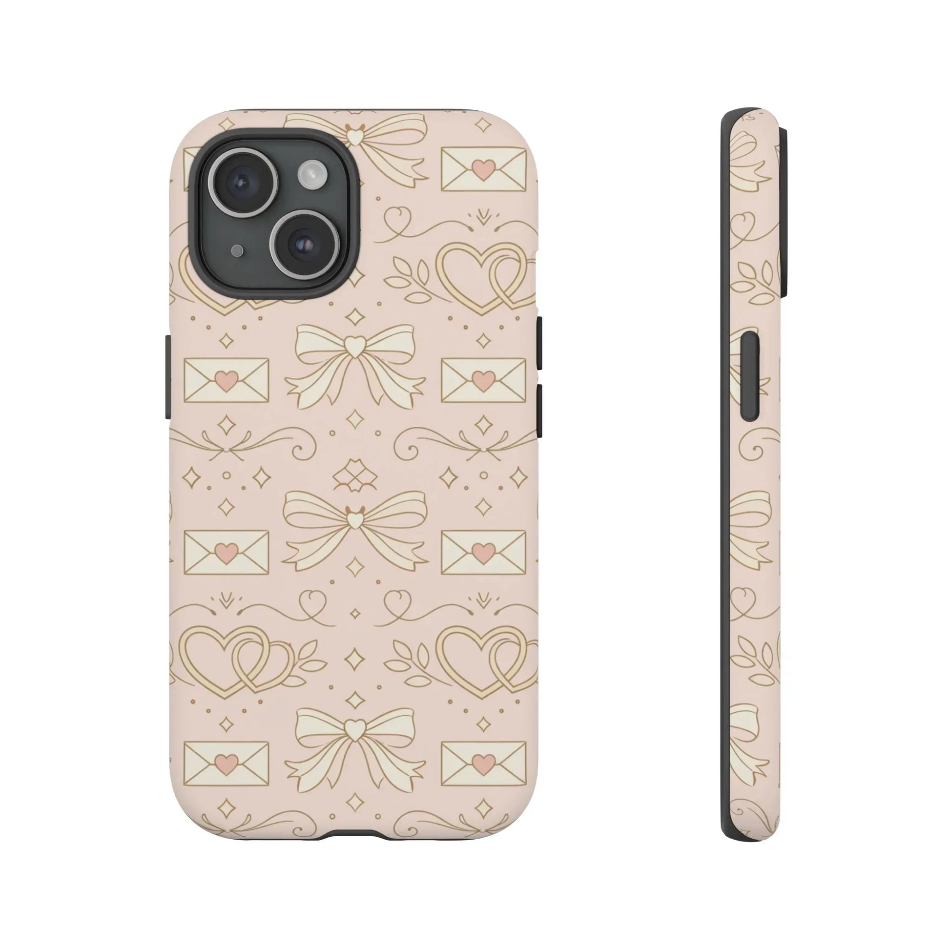 Sweet Romance Tough Phone Case for iPhone 11–17 & Galaxy S10–S25 - KARARMDESIGN