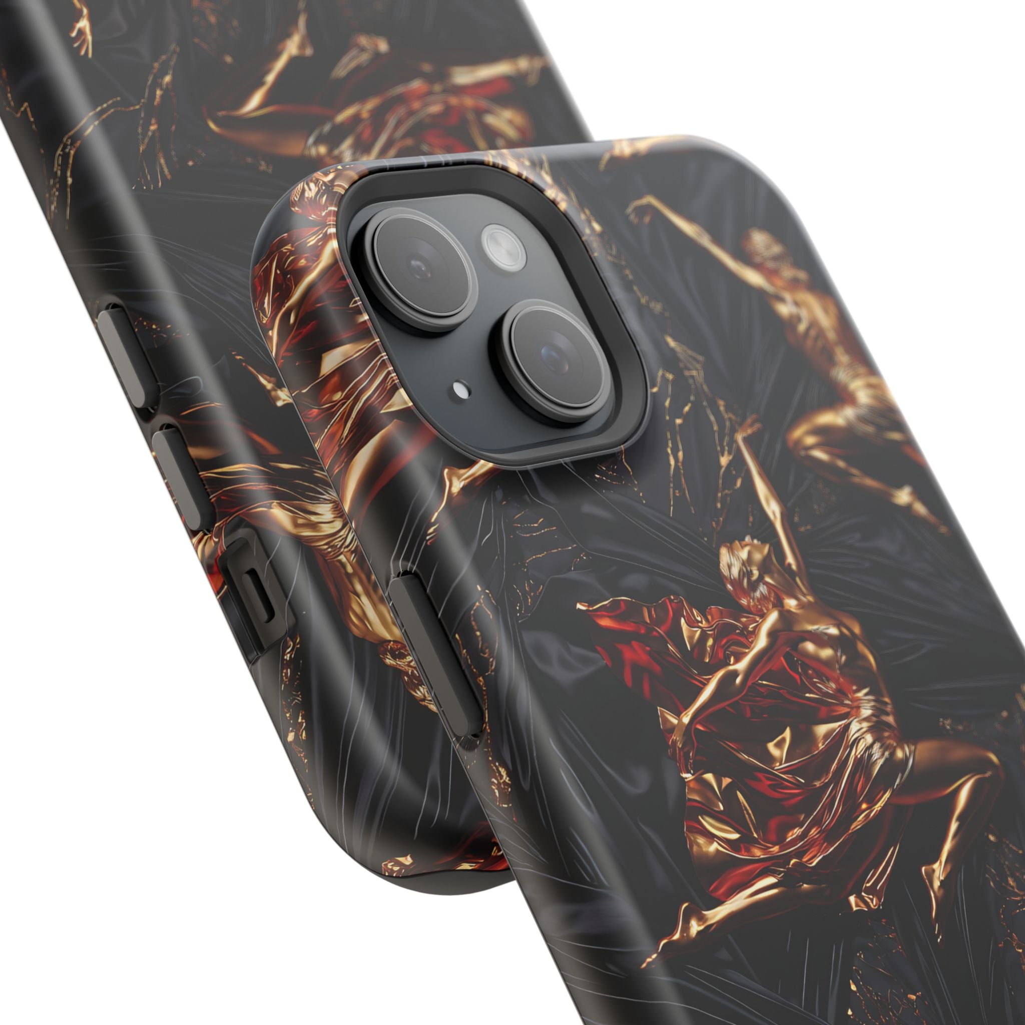 Gold Sculpture Phone Case for iPhone 13-17 & Samsung Galaxy S26