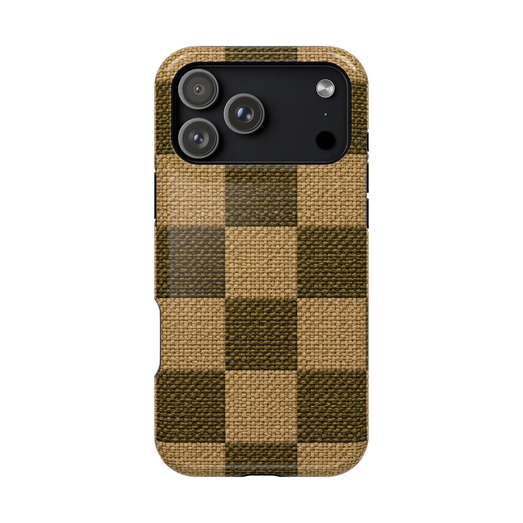 Rustic Woven Phone Case for iPhone 11-17 and Galaxy S22-S26