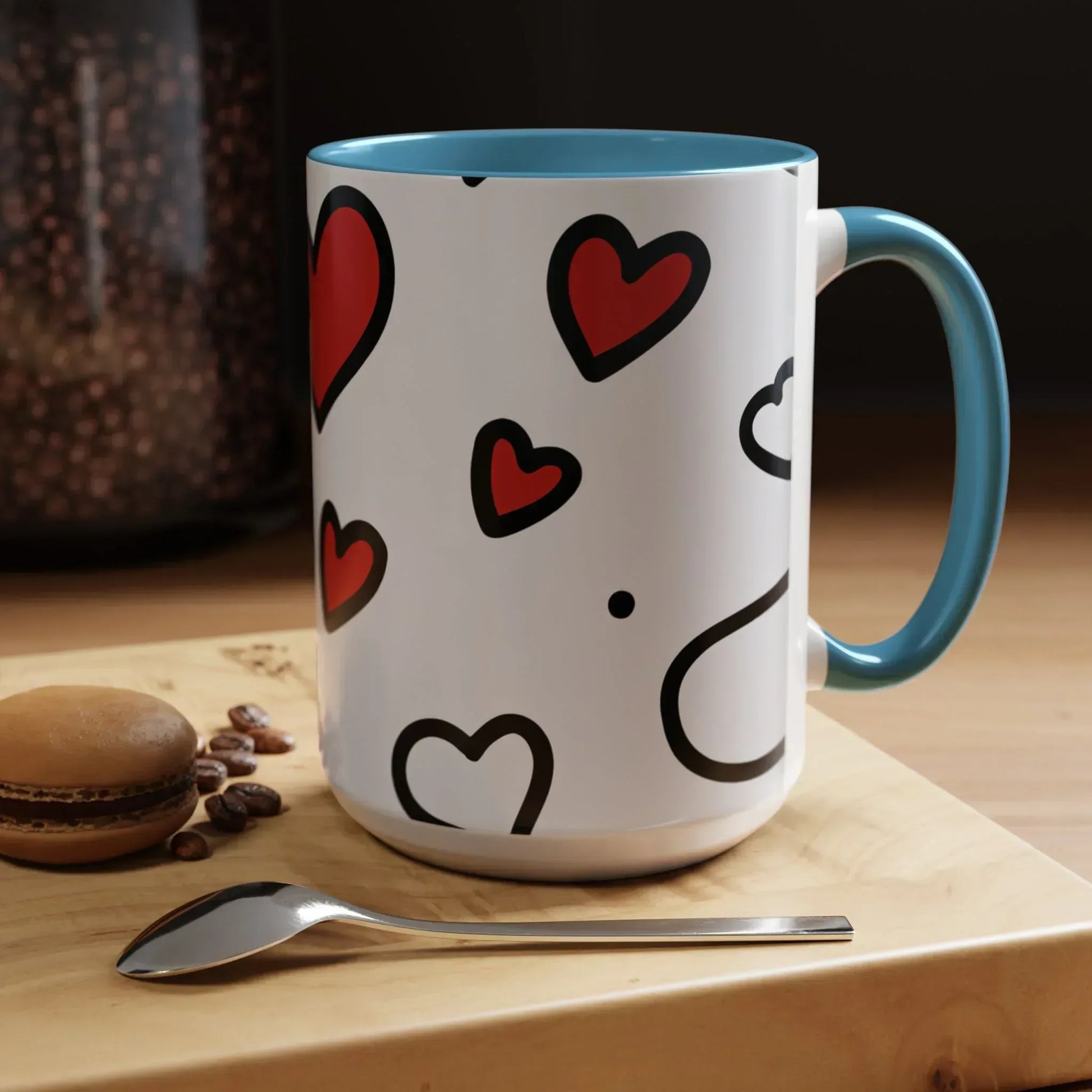 Love Overflow Mug – Accent Coffee Mug (11, 15oz) - KARARMDESIGN