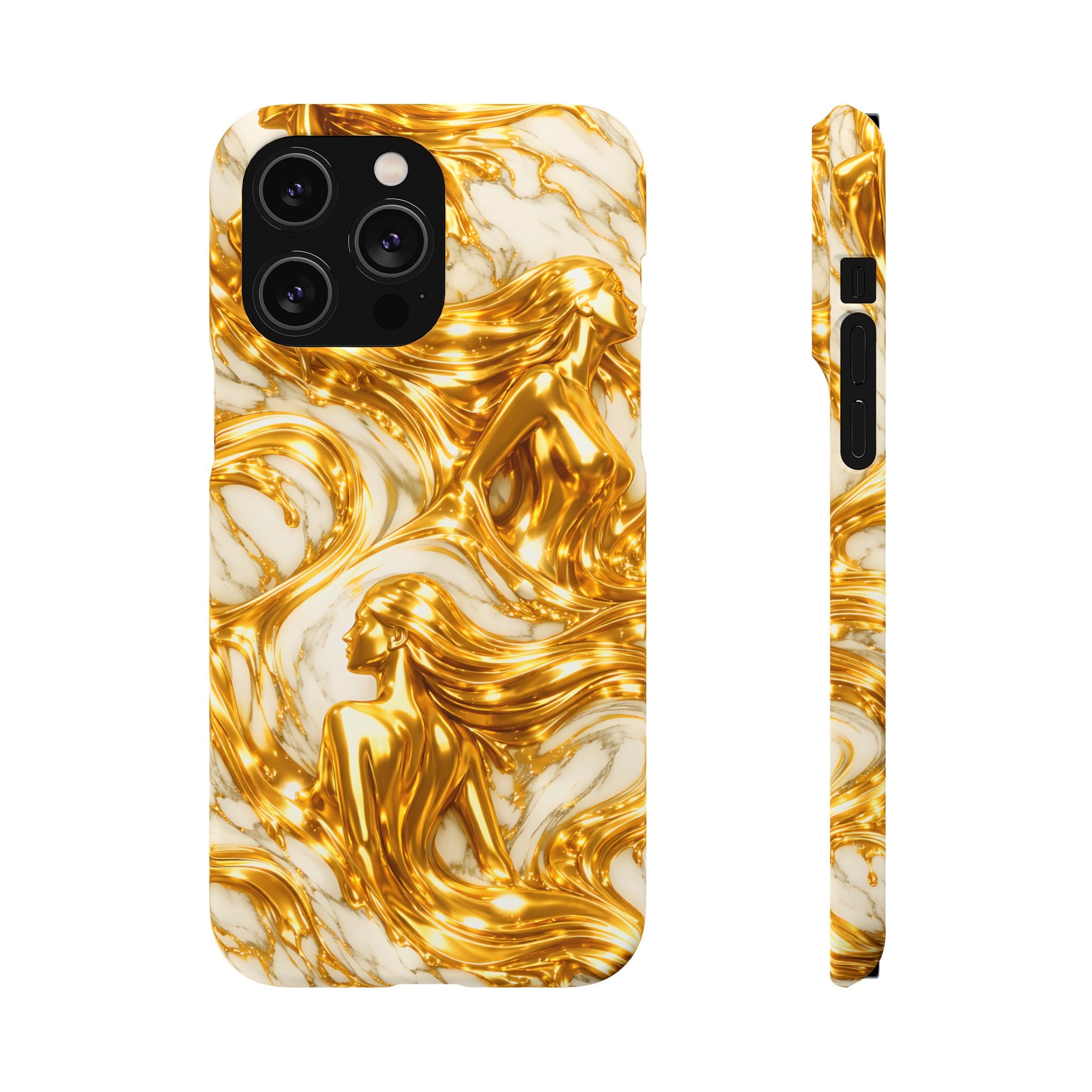 Divine Gold Woman Snap Phone Case for iPhone & Galaxy