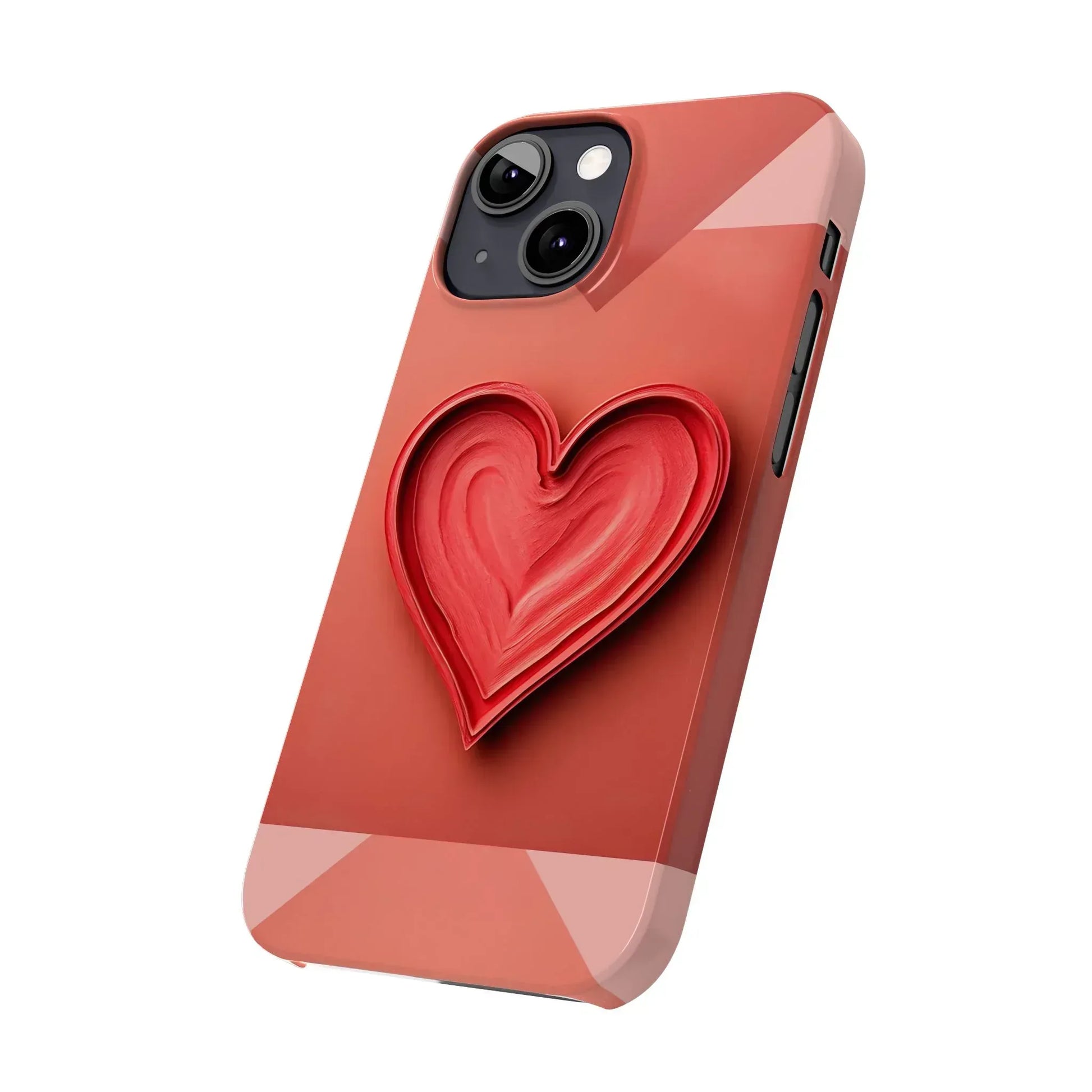 Heart Design Phone Case for iPhone 11-17 - KARARMDESIGN