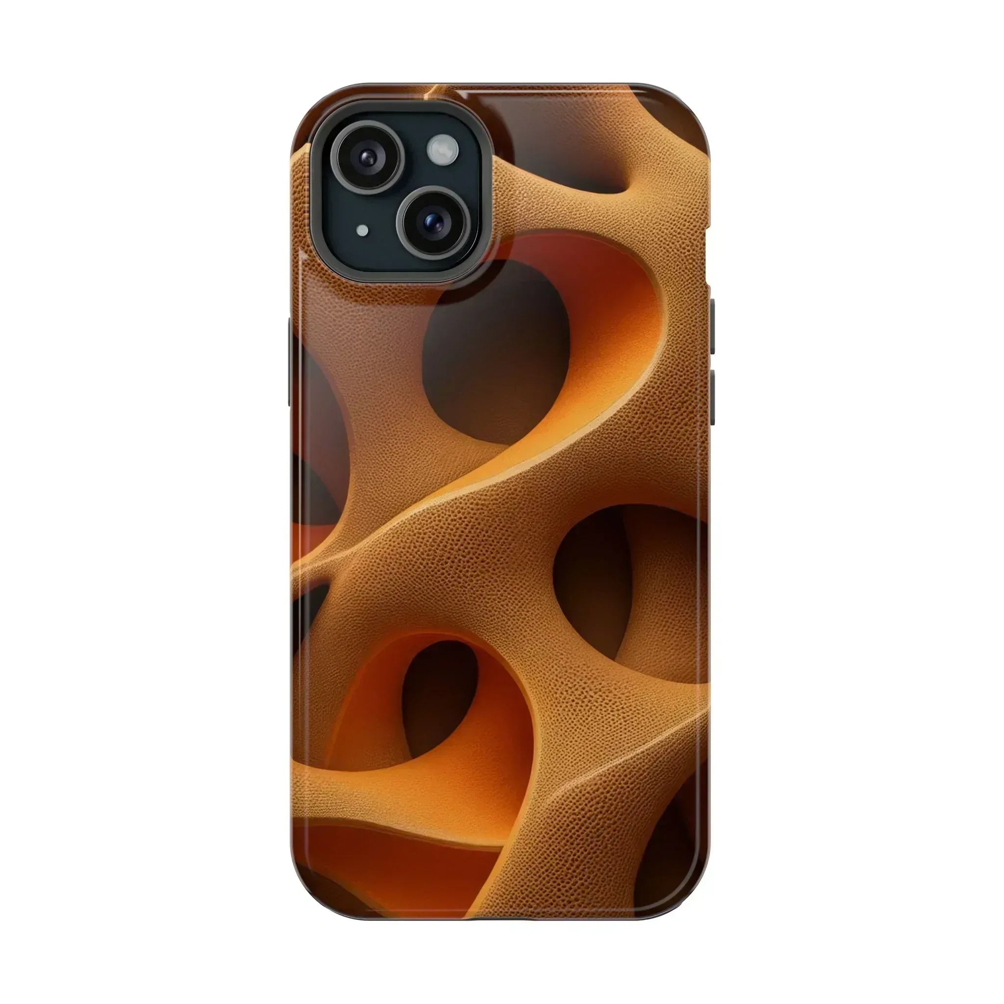 Amber Flow Phone Case for iPhone 11-17 and Galaxy S21-S22 - KARARMDESIGN