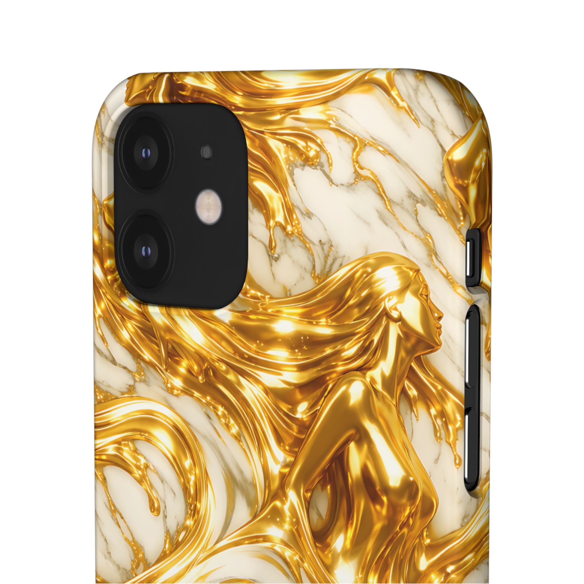 Divine Gold Woman Snap Phone Case for iPhone & Galaxy