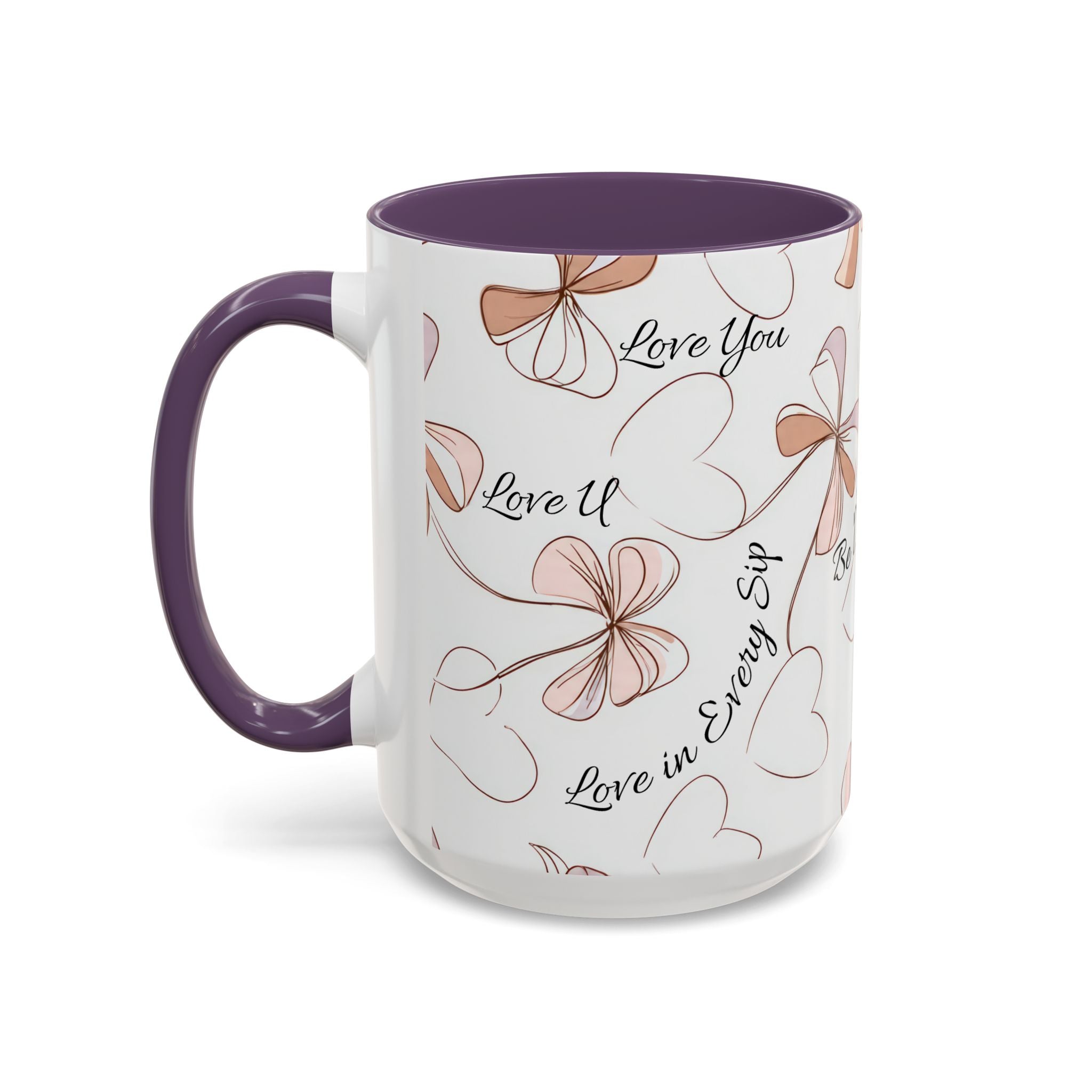Love Messages Accent Coffee Mug (11, 15oz)