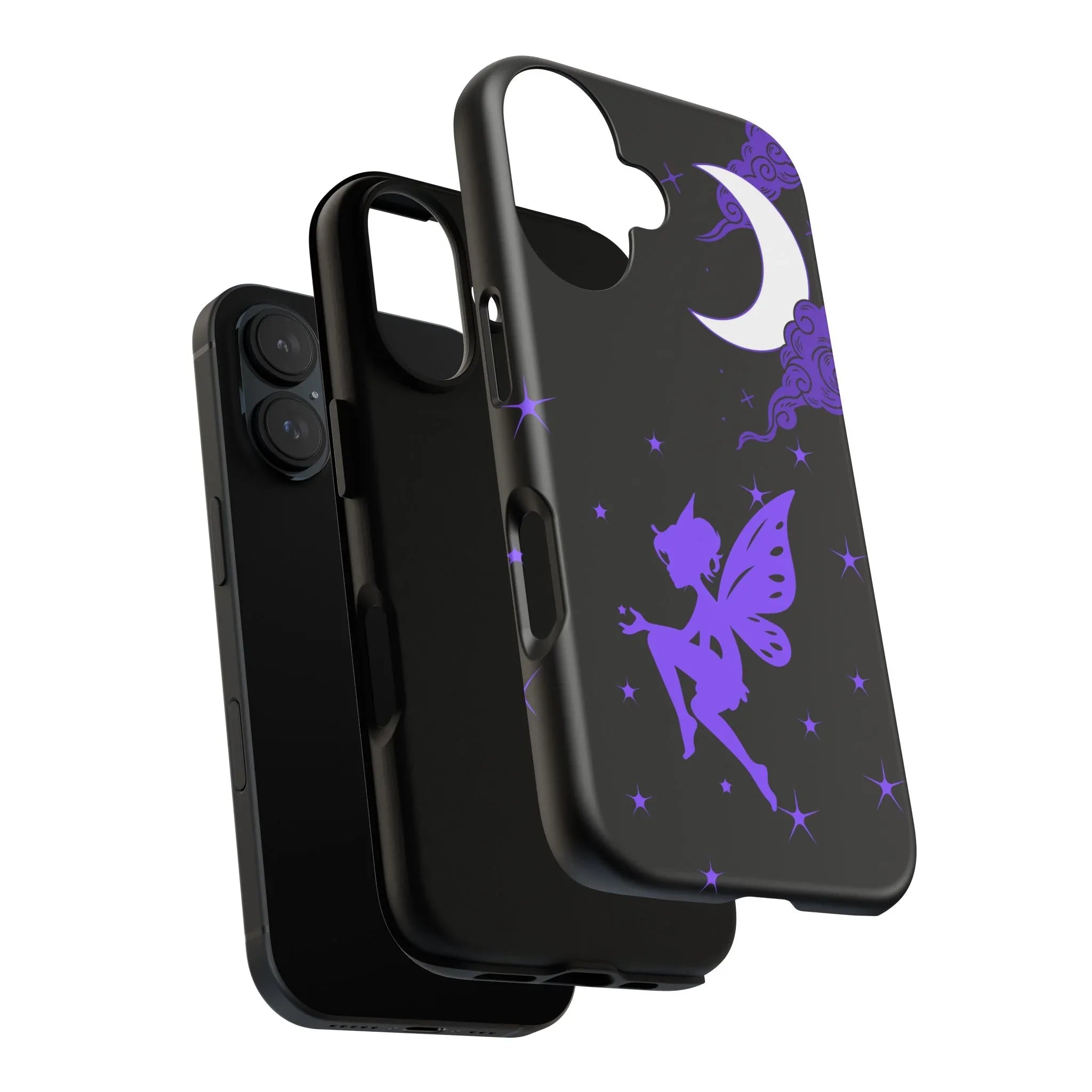 Moonlit Fairy Phone Case for iPhone 8-16 and Galaxy S10-S23 - KARARMDESIGN